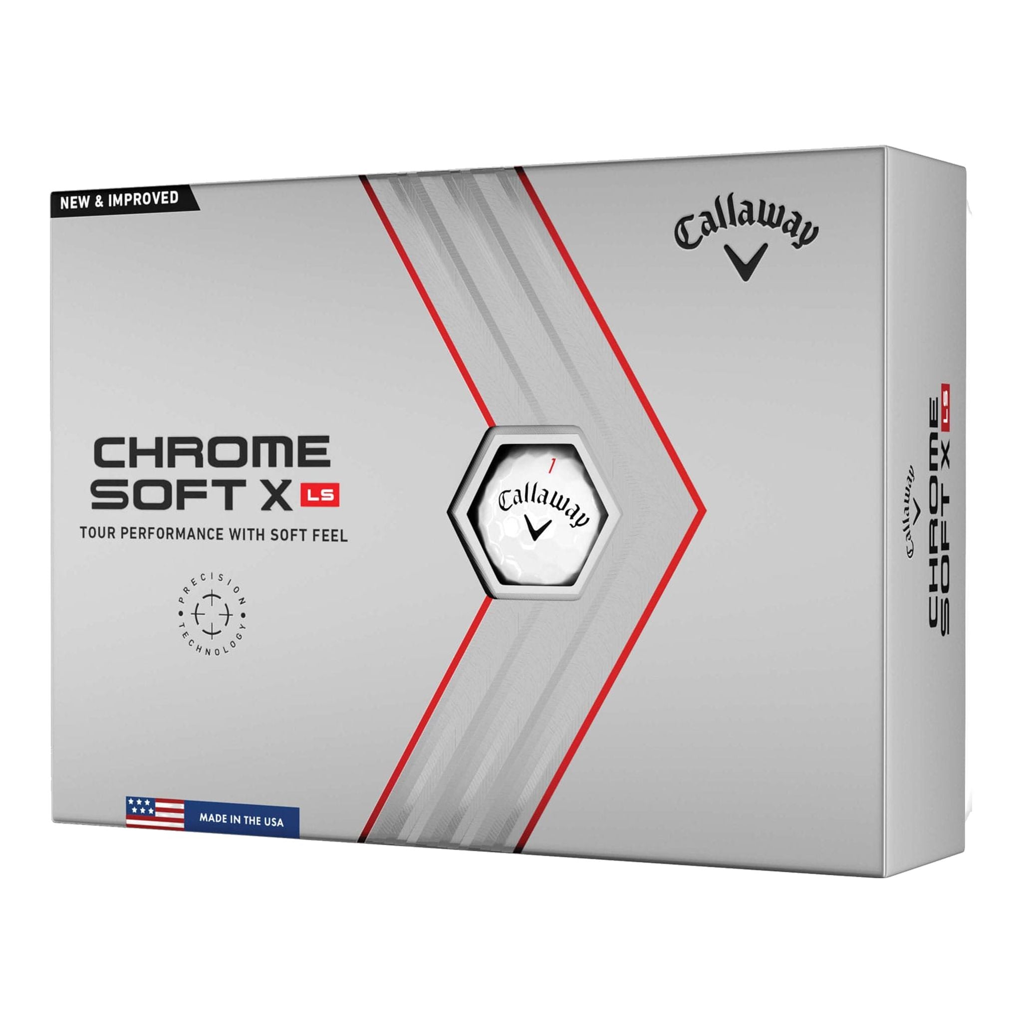 Žogice za golf Callaway Chrome Soft X LS
