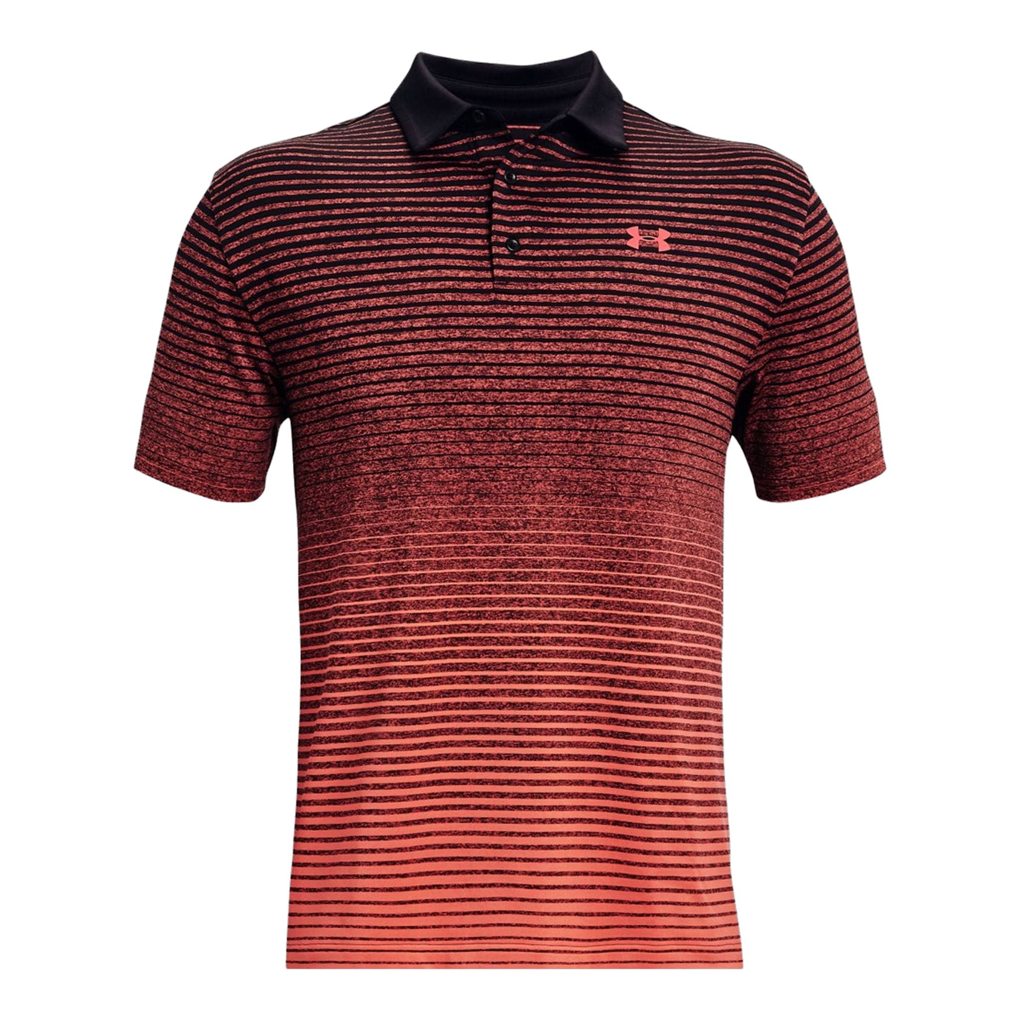 Under Armour Playoff Polo 2,0 Black/Venom Red/Venom Red Herren