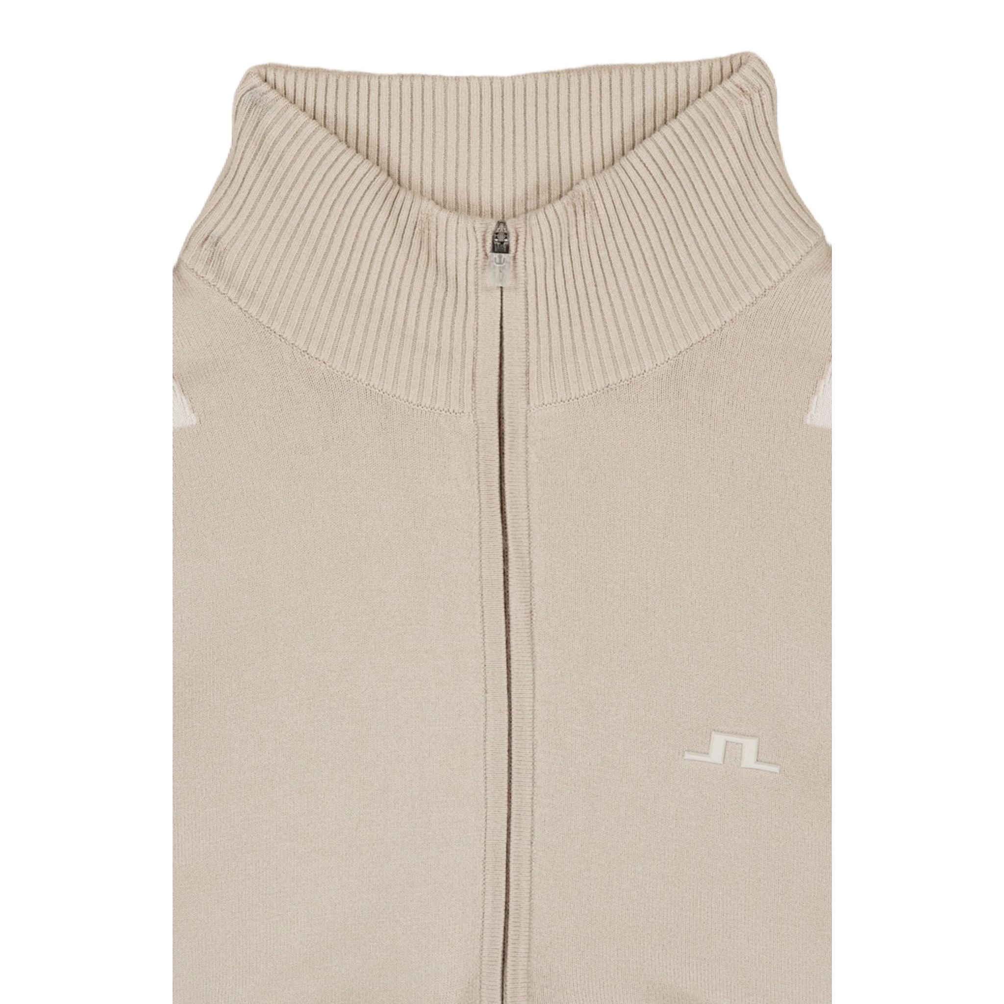 Ženski pleten pulover z zadrgo J. Lindeberg Bianca