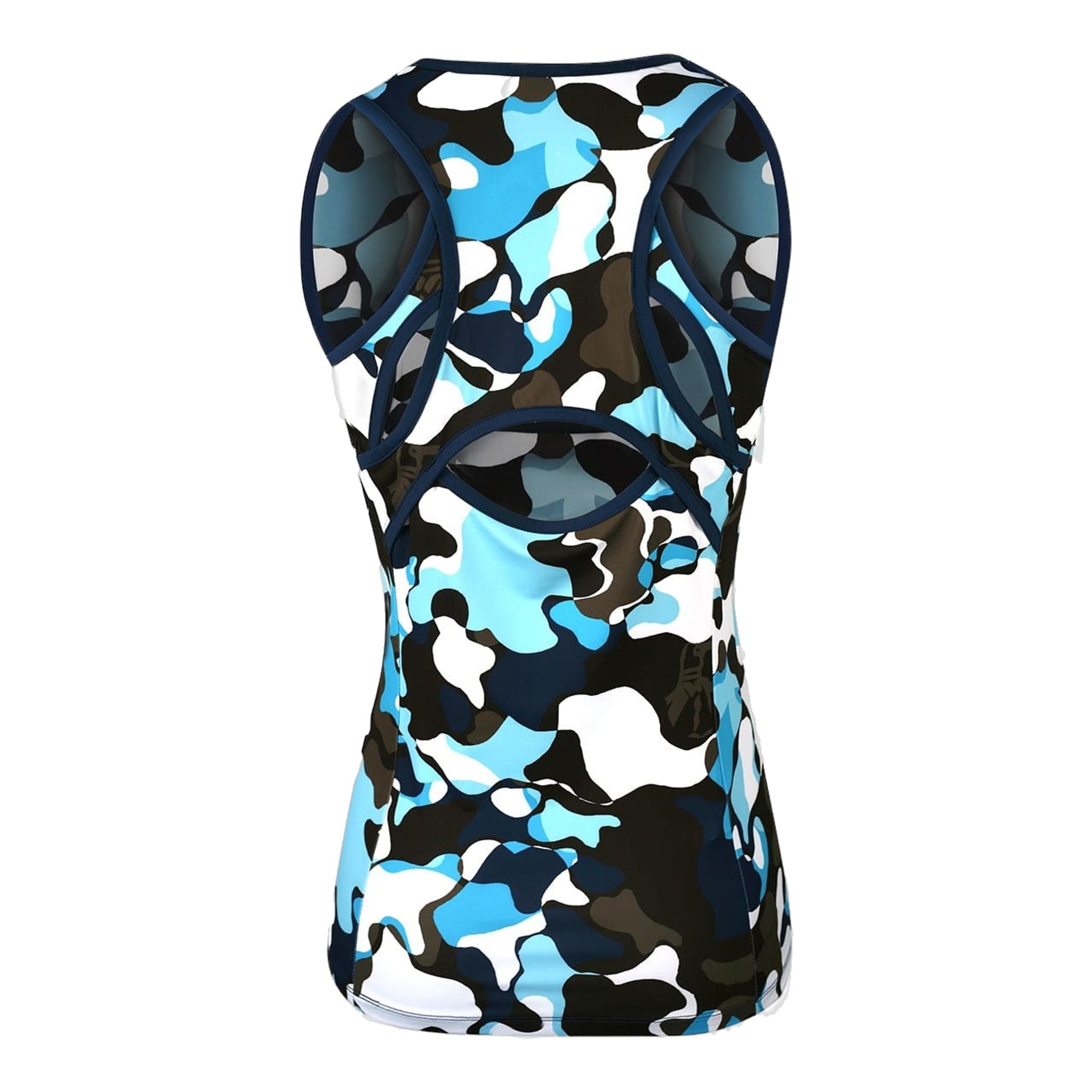 Original Penguin V-Neck Abstract Print Golf Top Damen