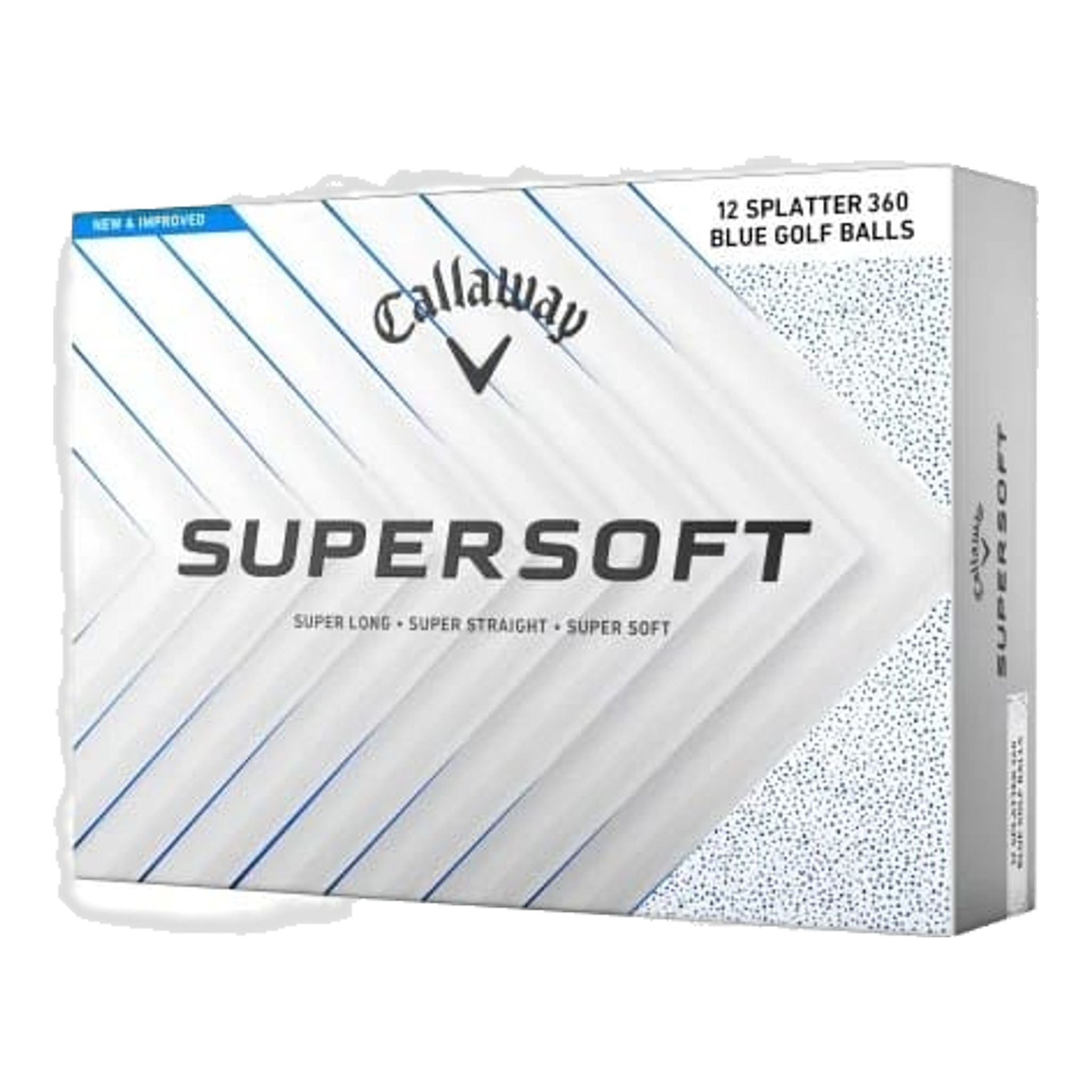 Žogice za golf Callaway Supersoft 25 Splatter