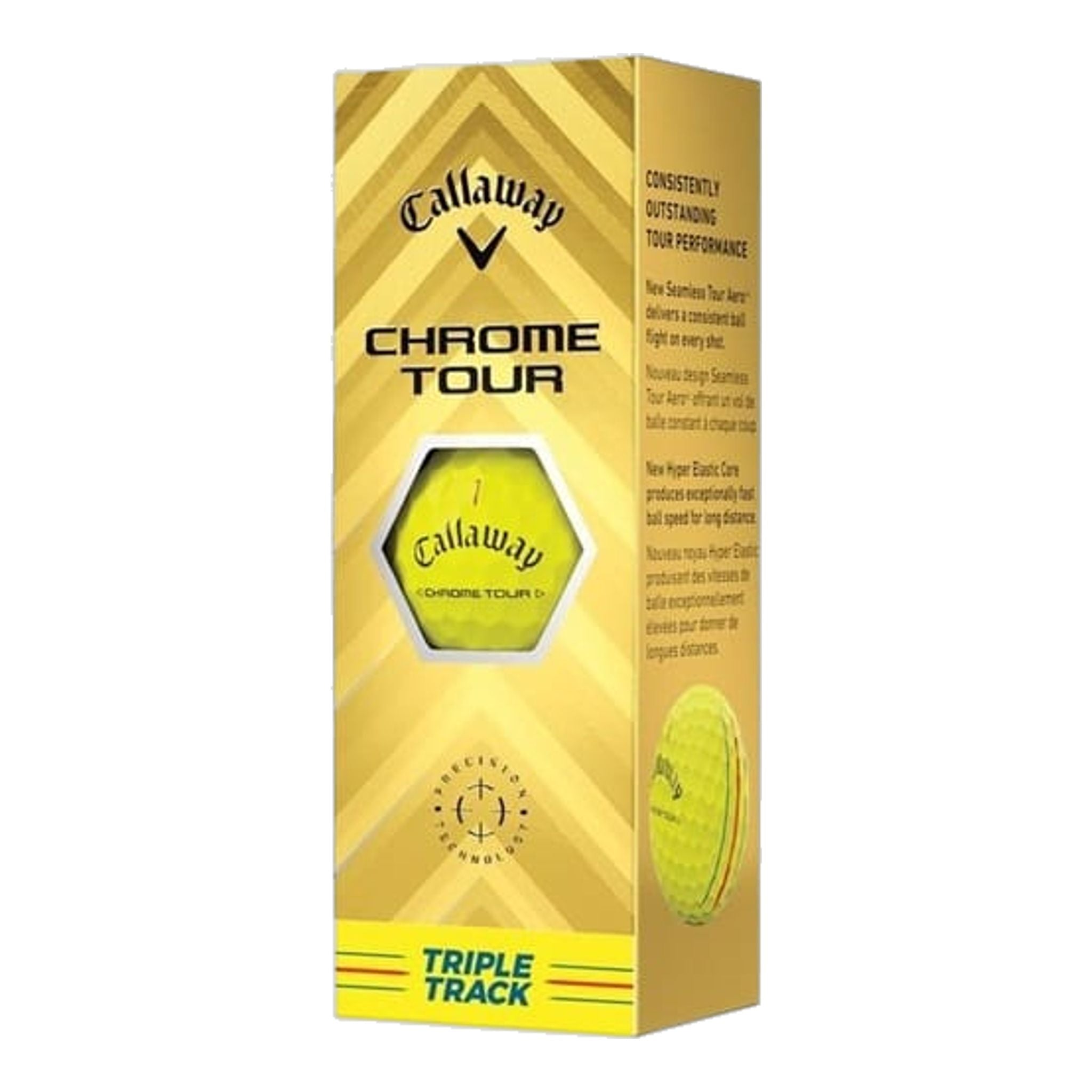 Žogice za golf Callaway Chrome Soft Tour Triple Track (2024)