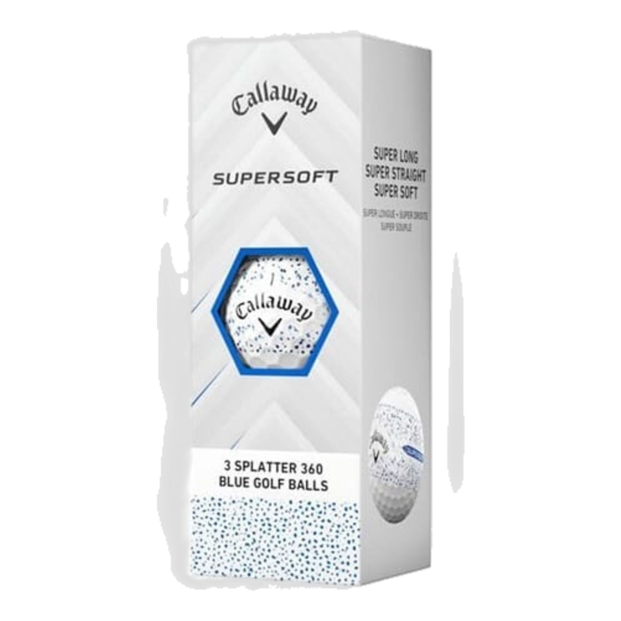 Žogice za golf Callaway Supersoft 25 Splatter