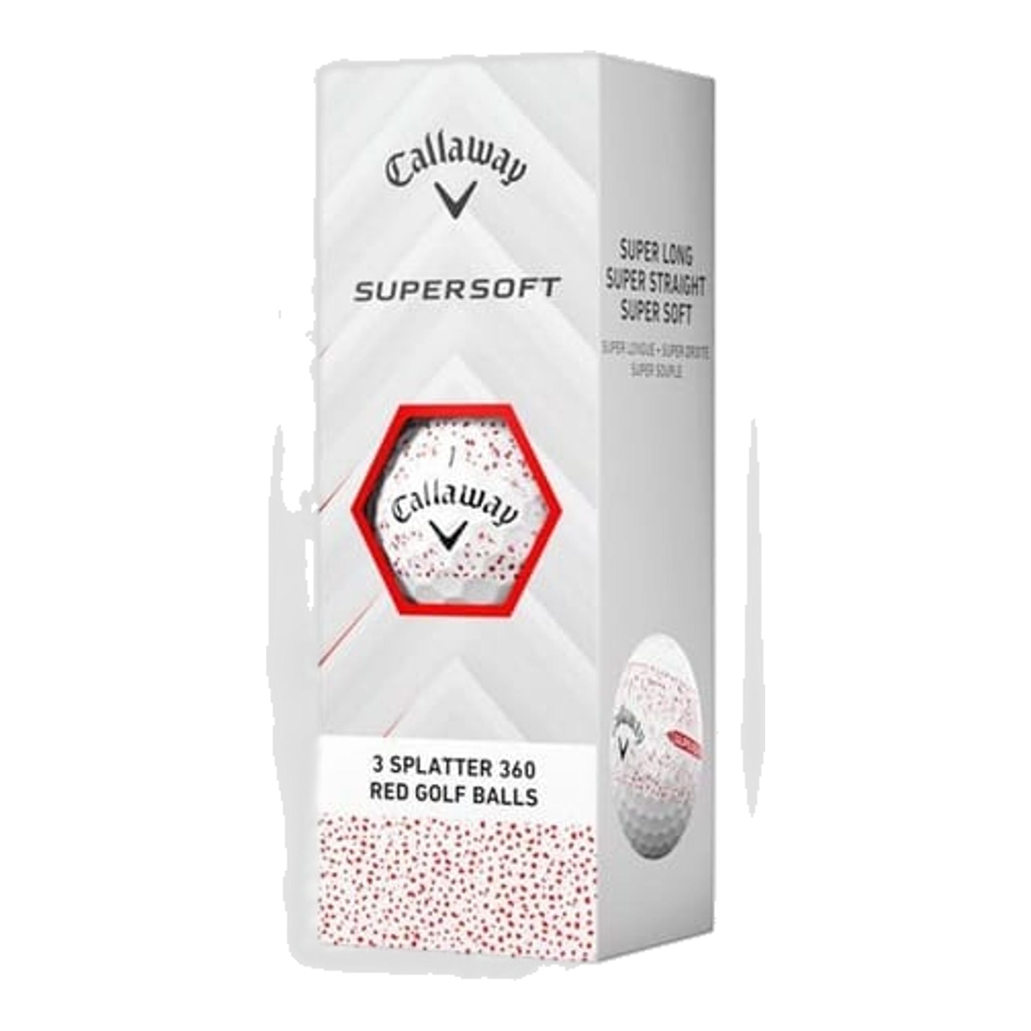 Žogice za golf Callaway Supersoft 25 Splatter