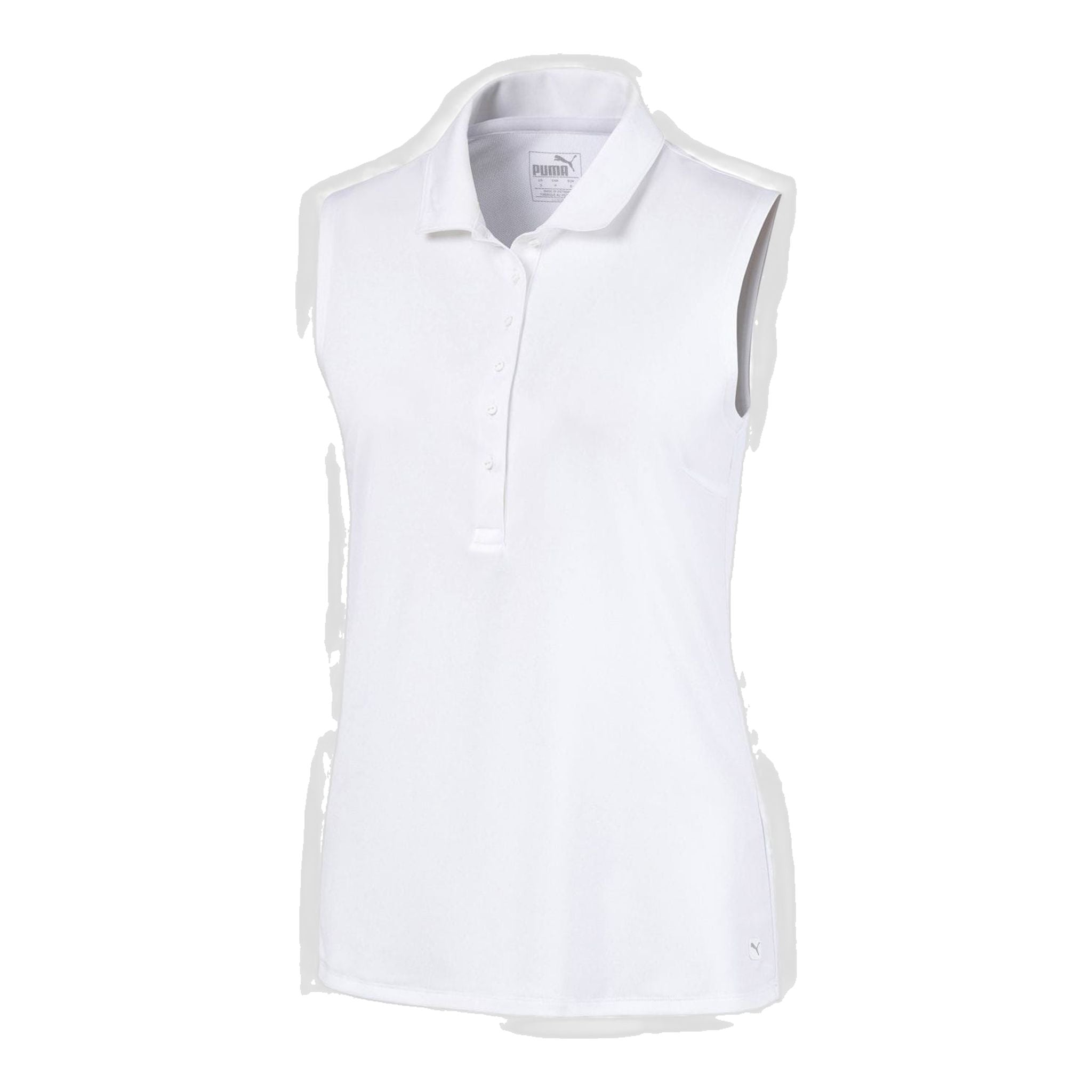 Puma W Rotation SL Polo Bright White Damen