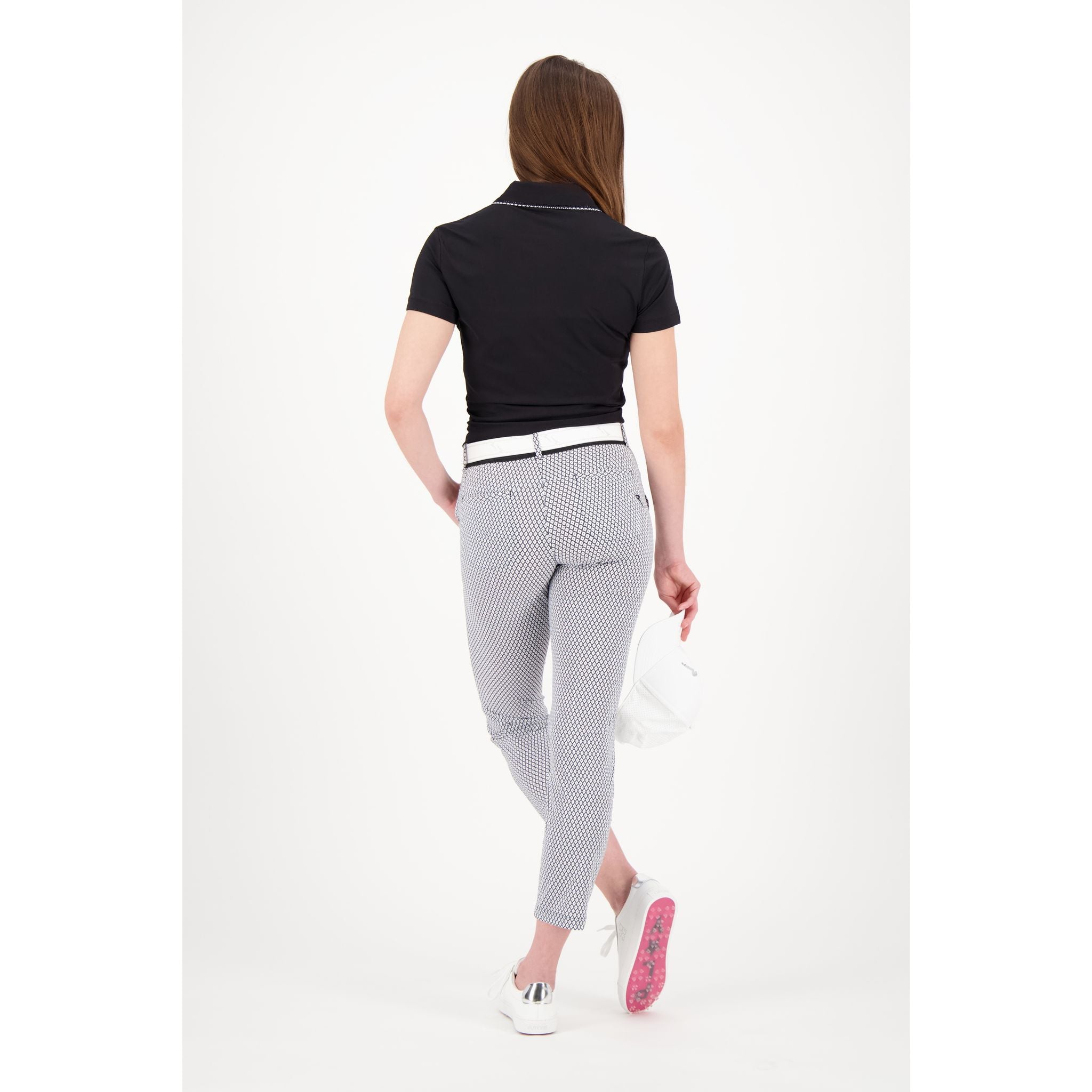 Chervo W Stellato 7/8 Hose Schwarz/Weiß Damen