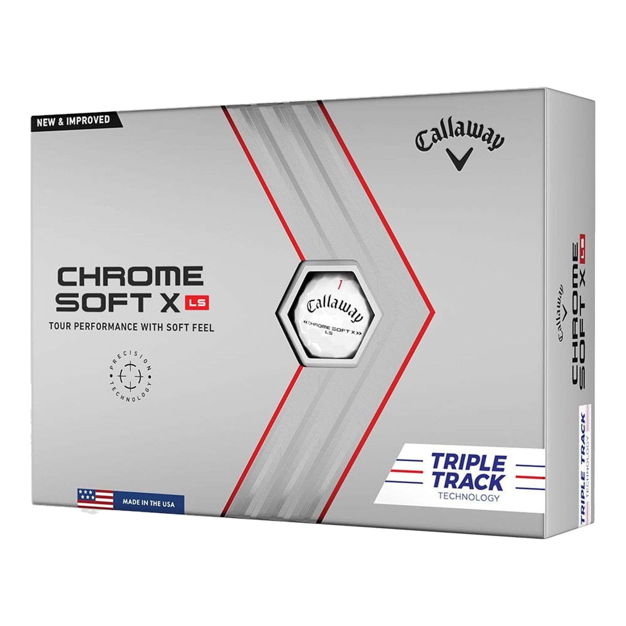 Žogice za golf Callaway Chrome Soft X LS (2022)