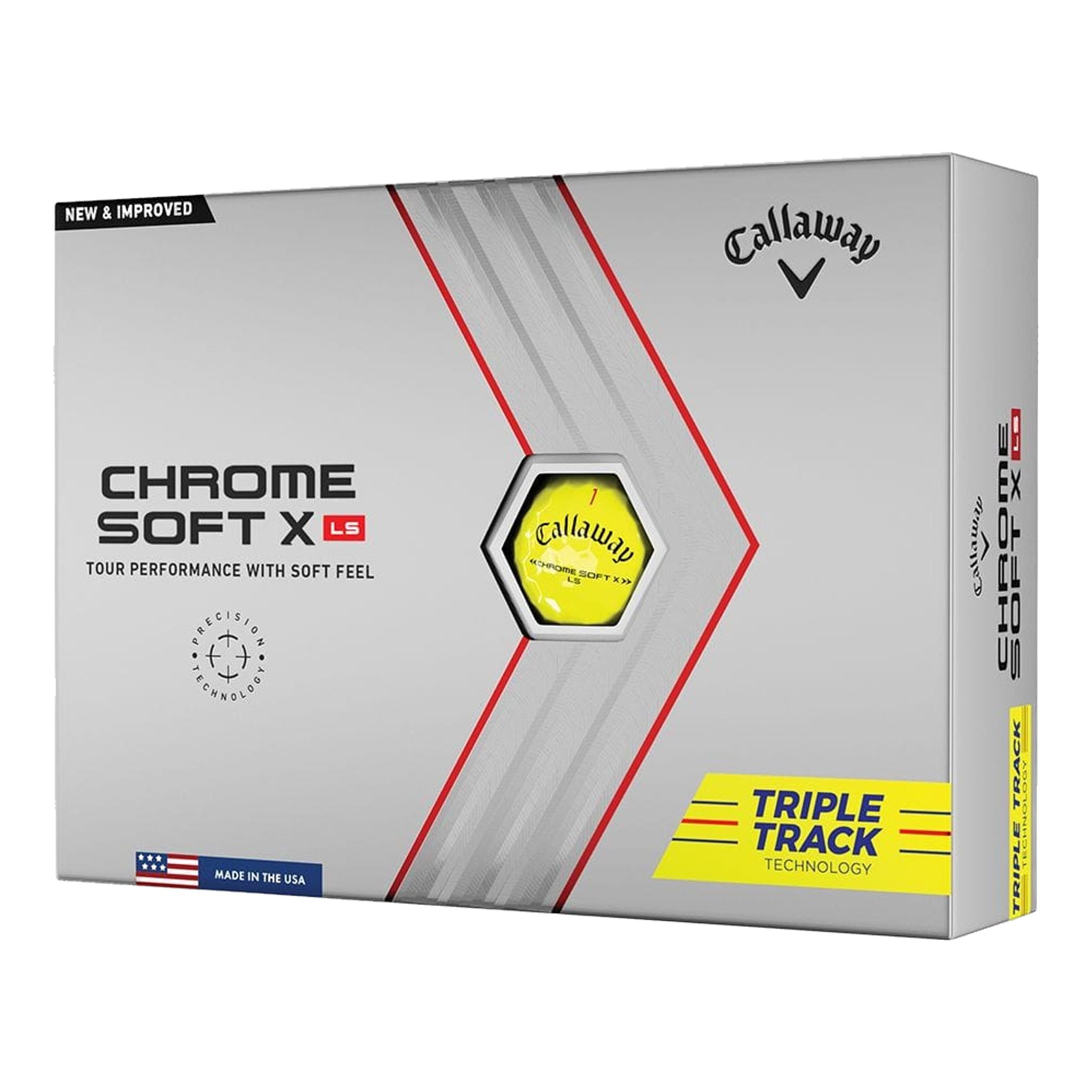 Žogice za golf Callaway Chrome Soft X LS (2022)