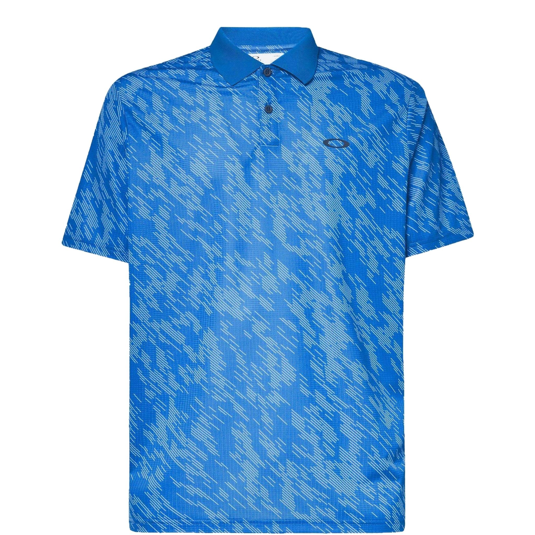 Oakley Contender Print Ozone Poloshirt Herren