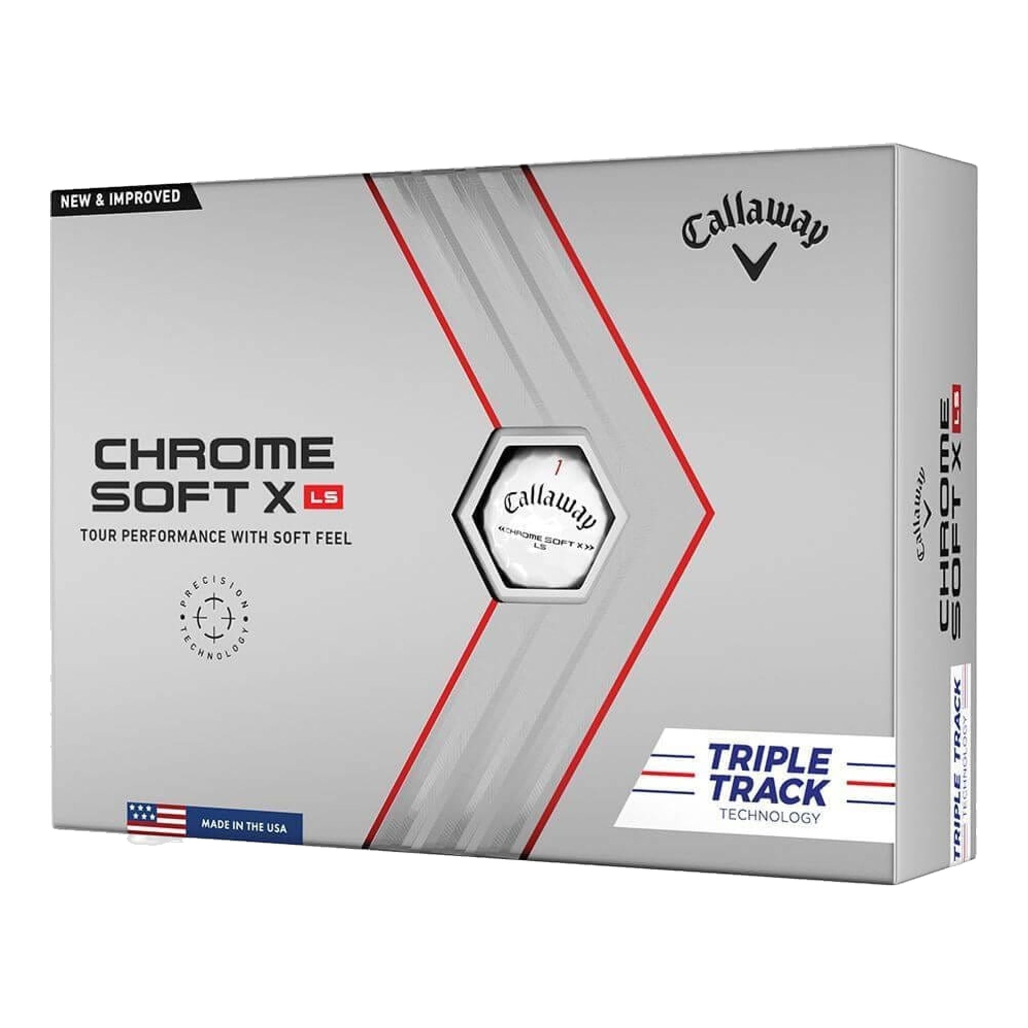 Žogice za golf Callaway Chrome Soft X LS (2022)