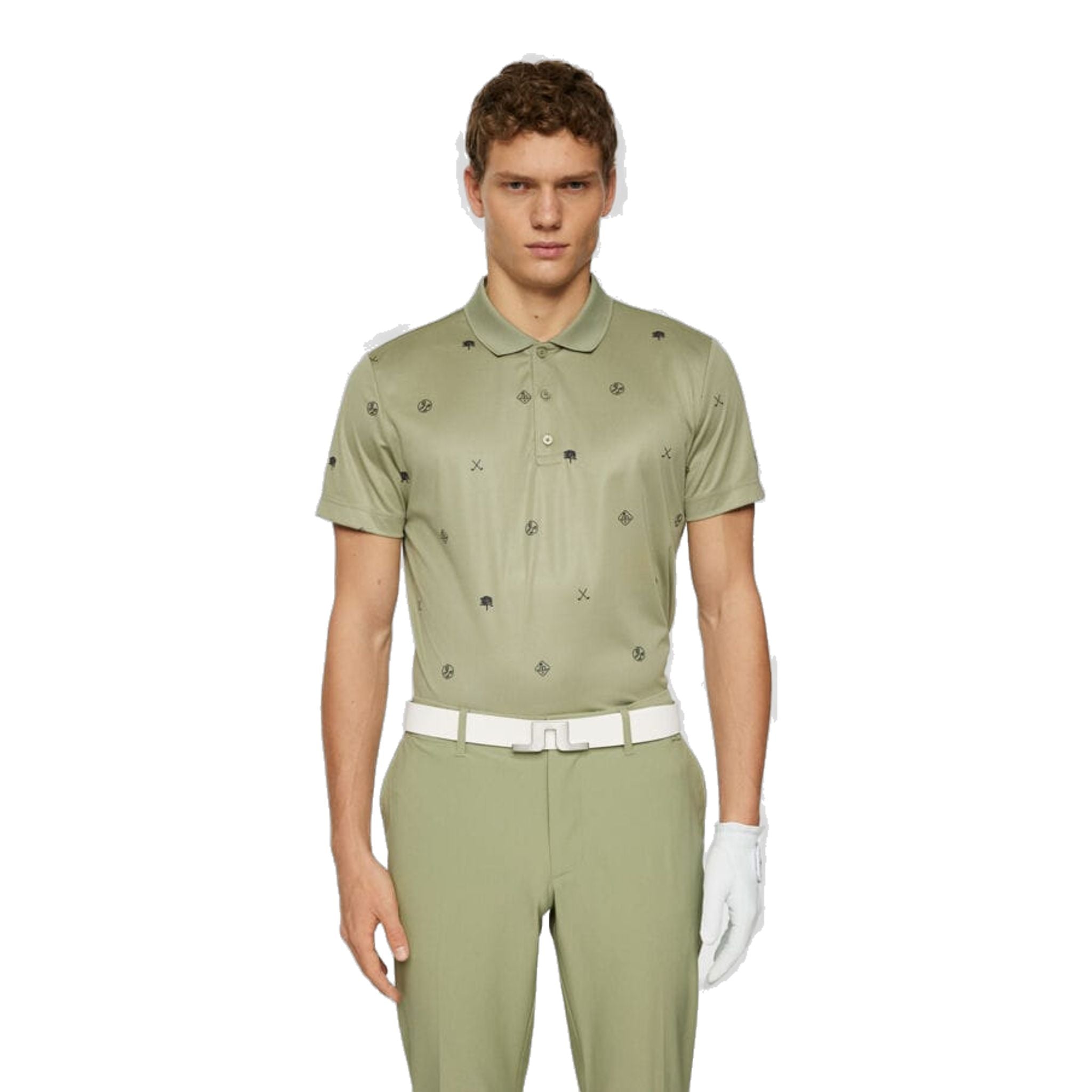 J. Lindeberg Club House Motif Polo moški