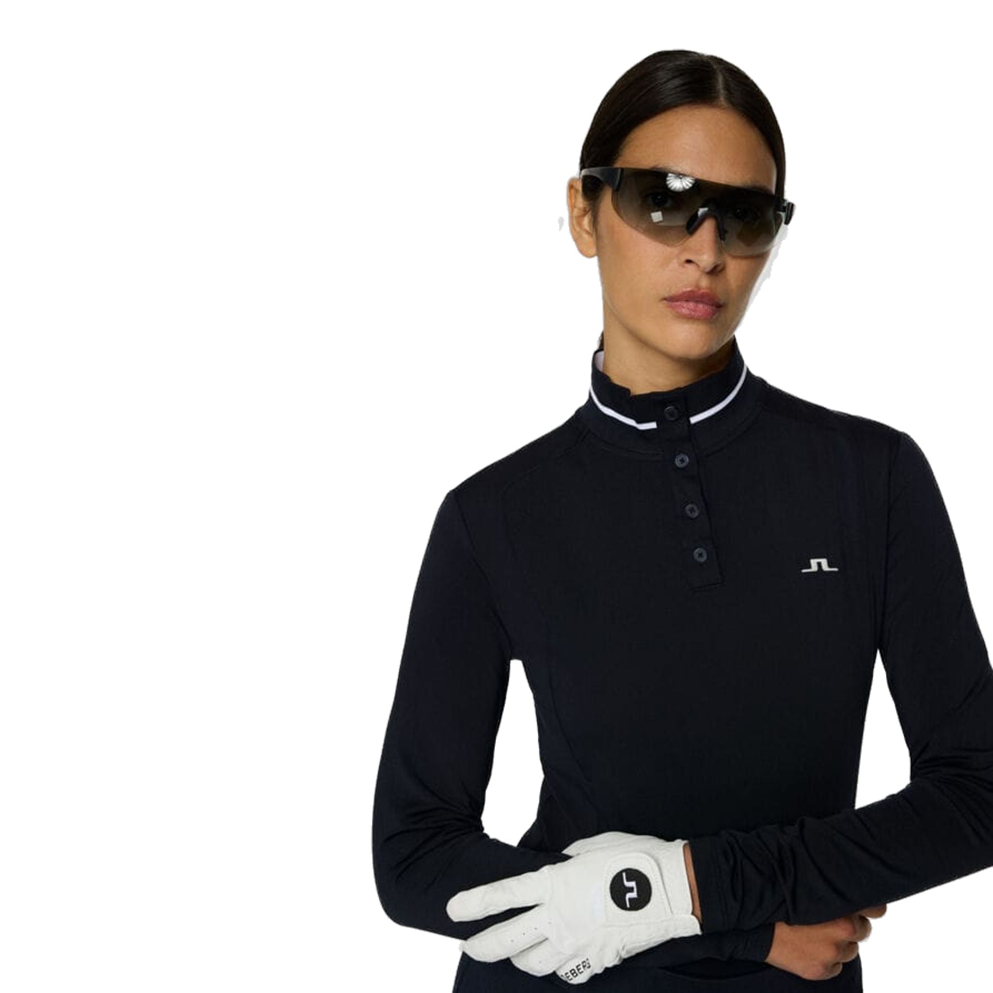 J. Lindeberg Hertta Polo majica z dolgimi rokavi ženske