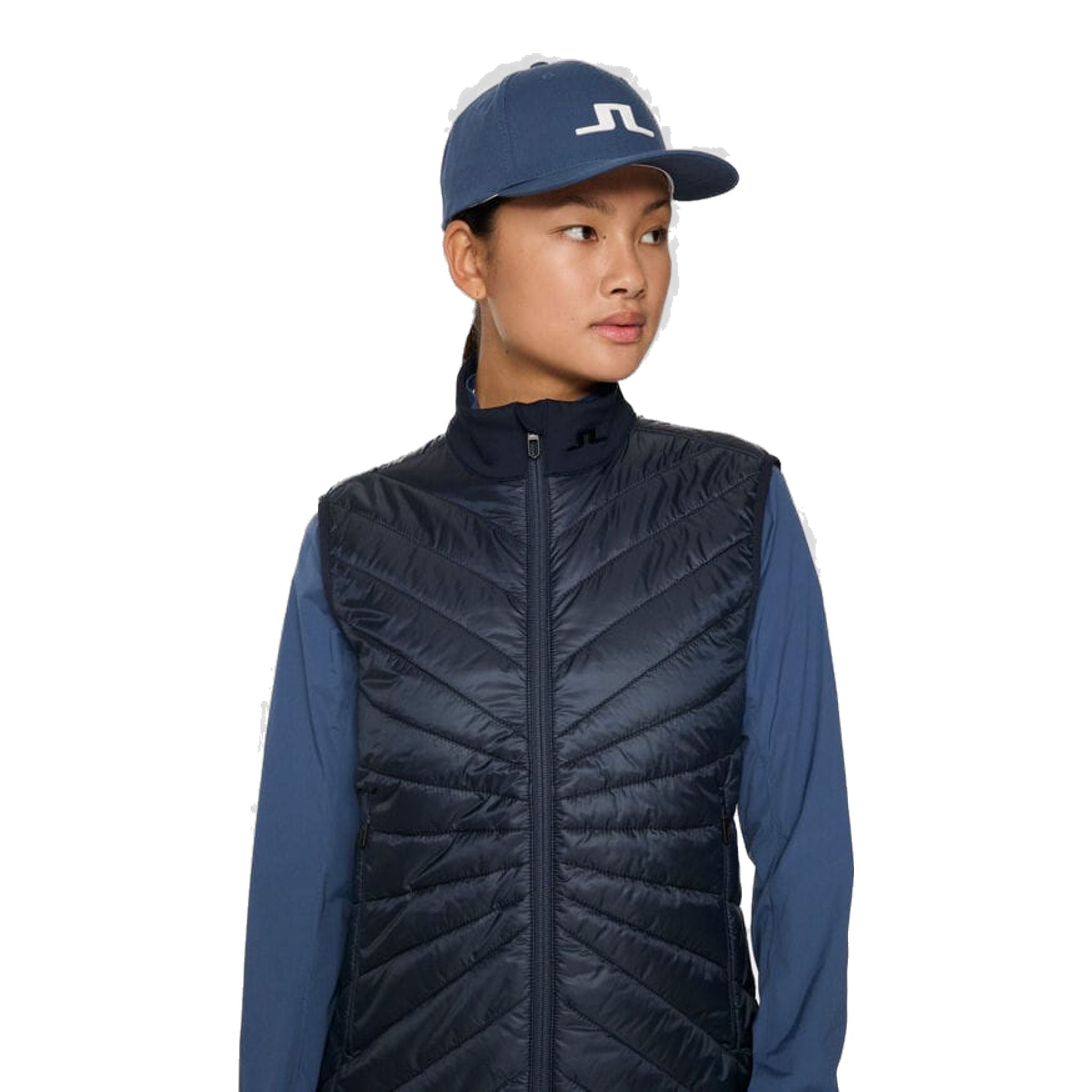 J. Lindeberg Madde Quilt Hybrid Vest Women