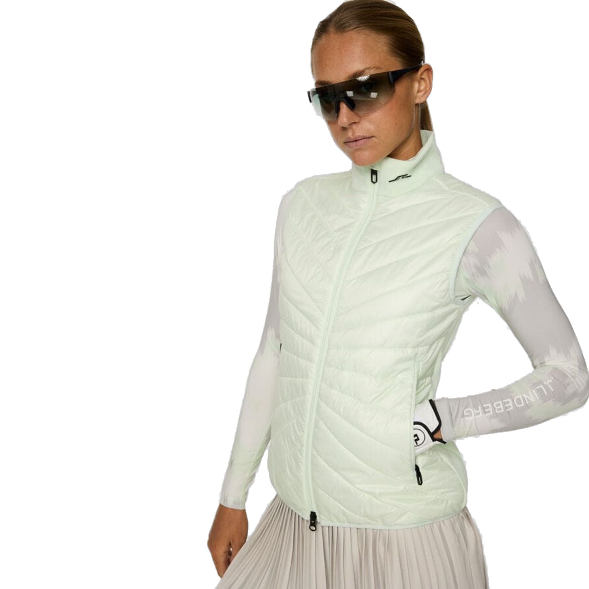 J. Lindeberg Madde Quilt Hybrid Vest Women