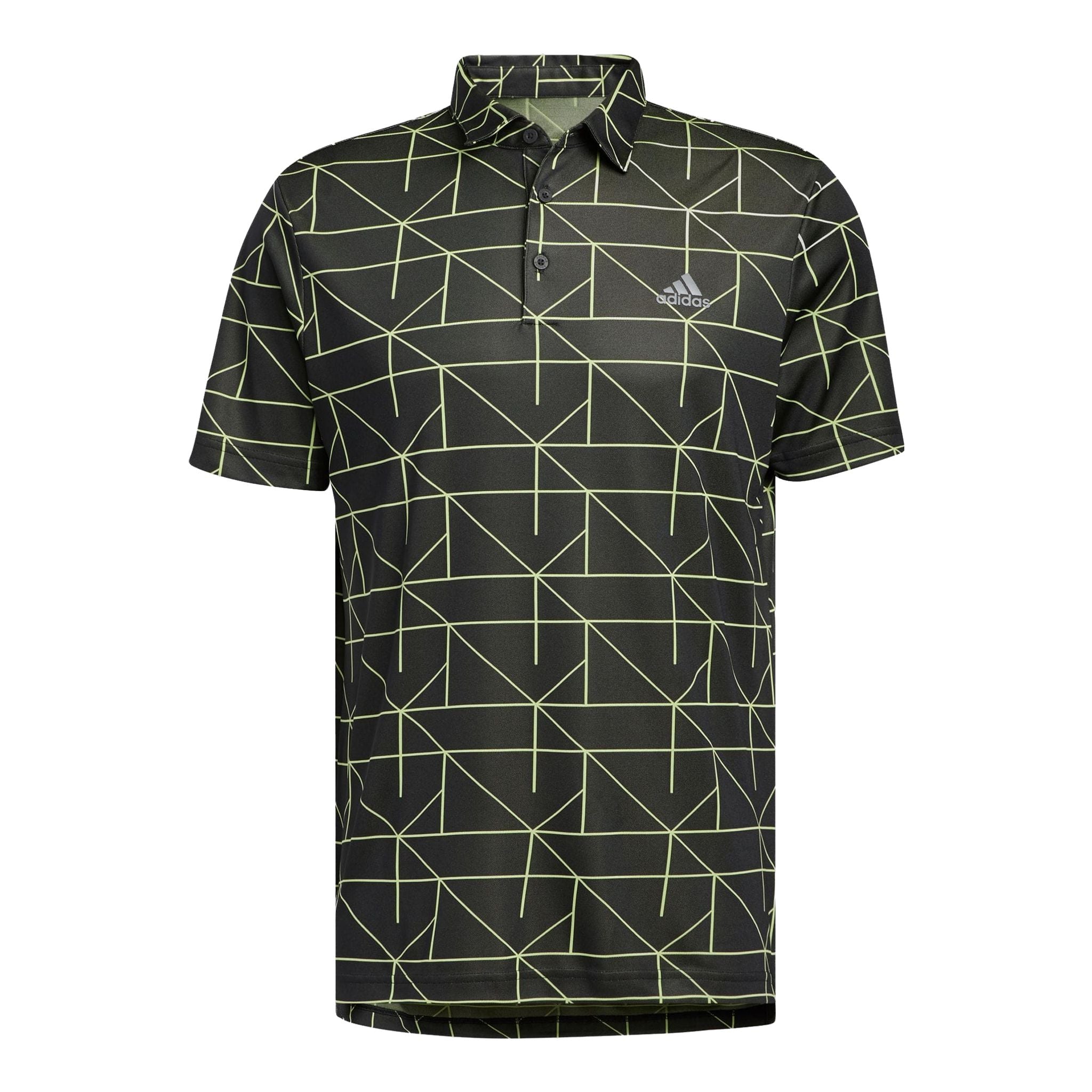 Adidas Jaquard Lines Polo Herren