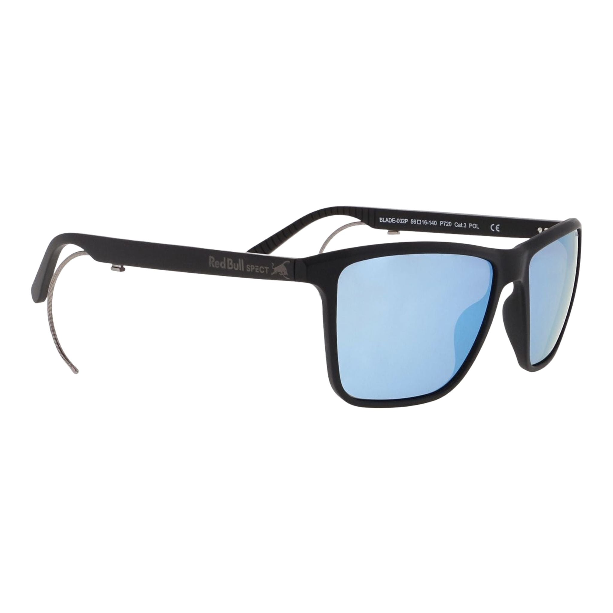 RedBull Spect Eyewear BLADE Schwarz/Smoke Ice Blue Mirror