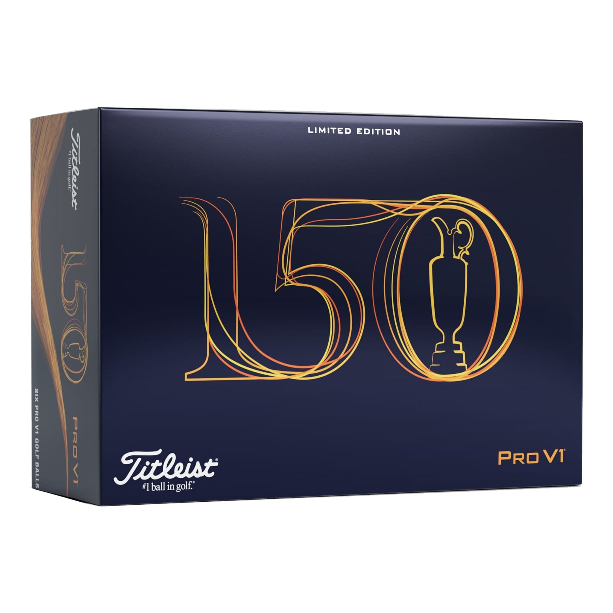 Titleist Pro V1 The Open-Halbes Dutzend (2022) Weiß