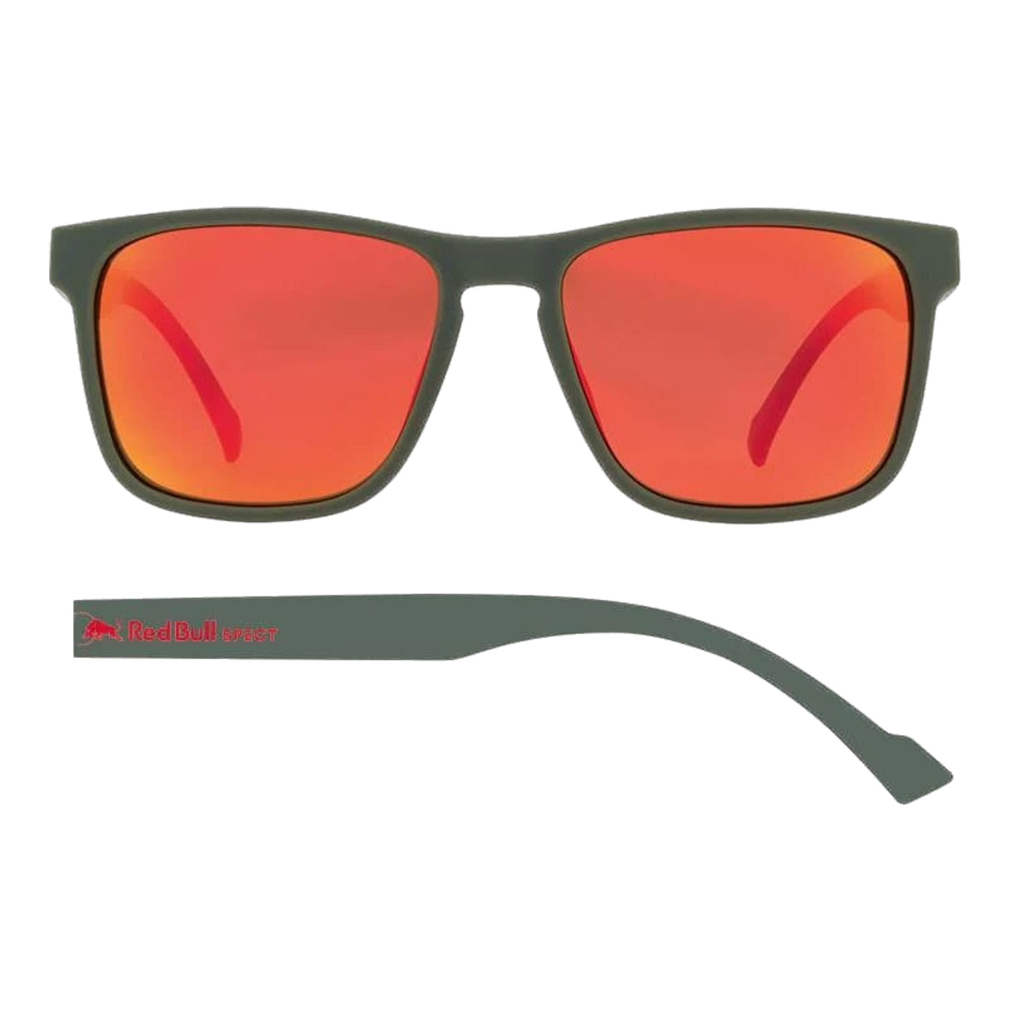 RedBull Spect Eyewear Leap Olivegreen/Brown Red Mirror