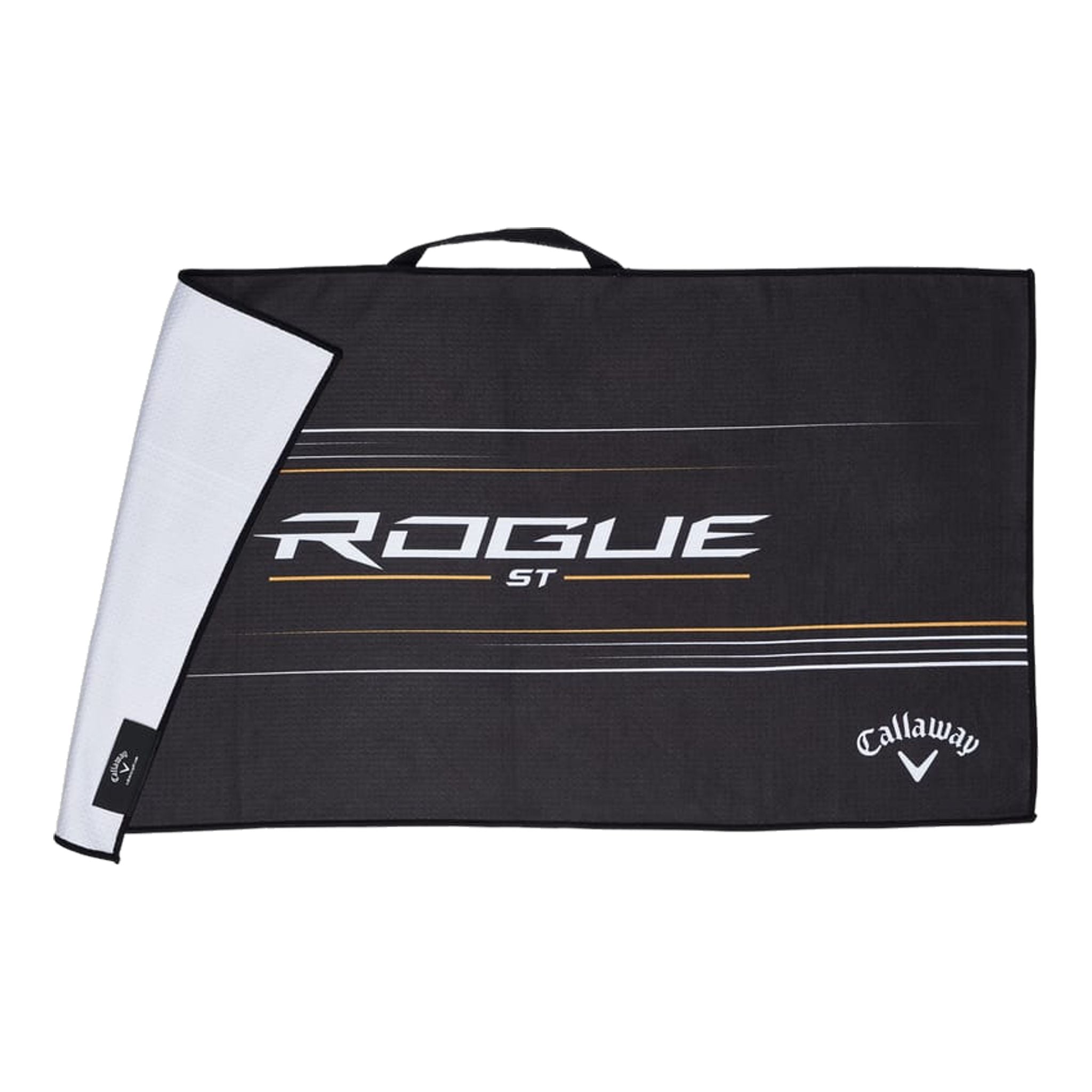 Callaway Rogue Handtuch 35x19 Schwarz, Weiß, Gold