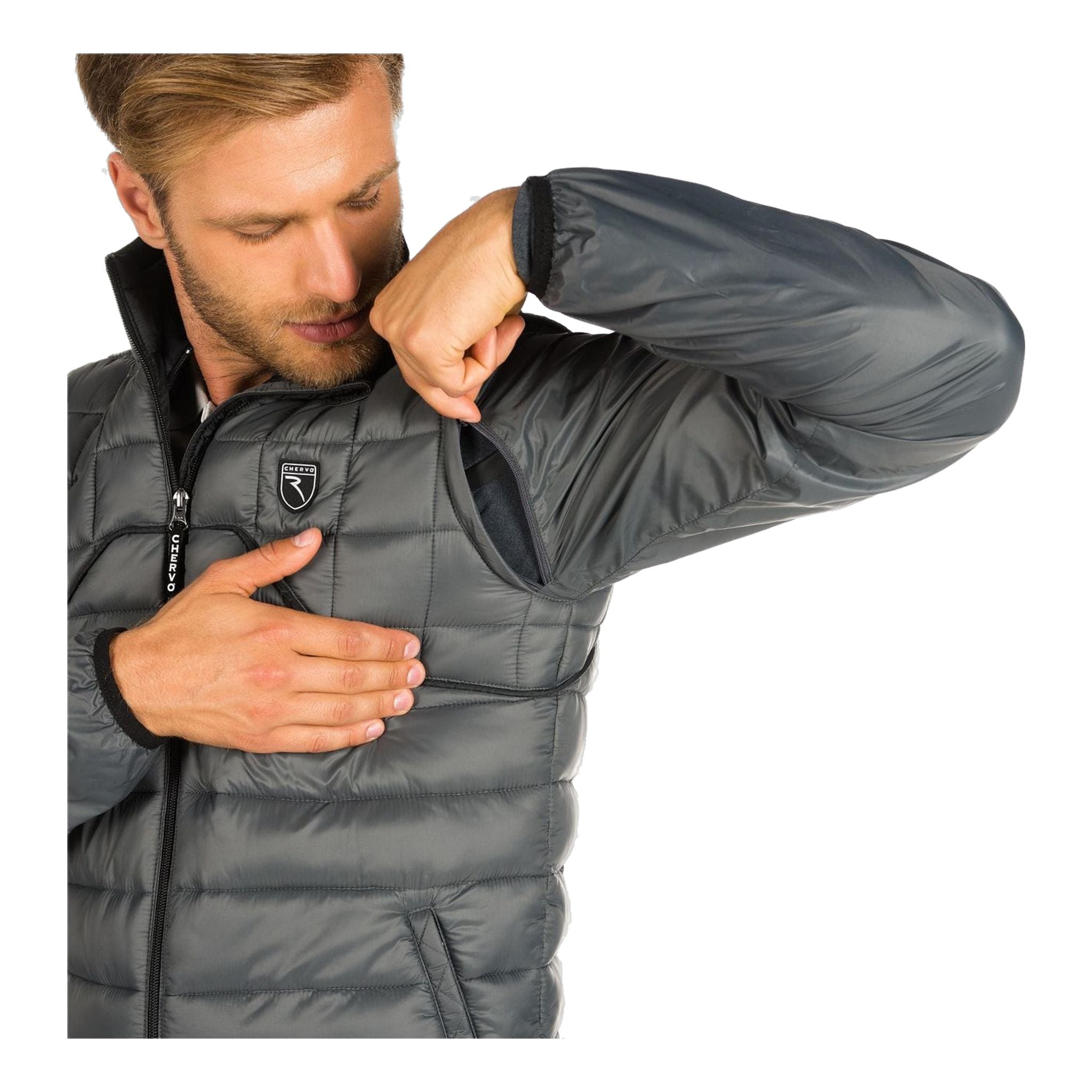 Chervo M Maffezzoli Jacke Shark Grey Herren