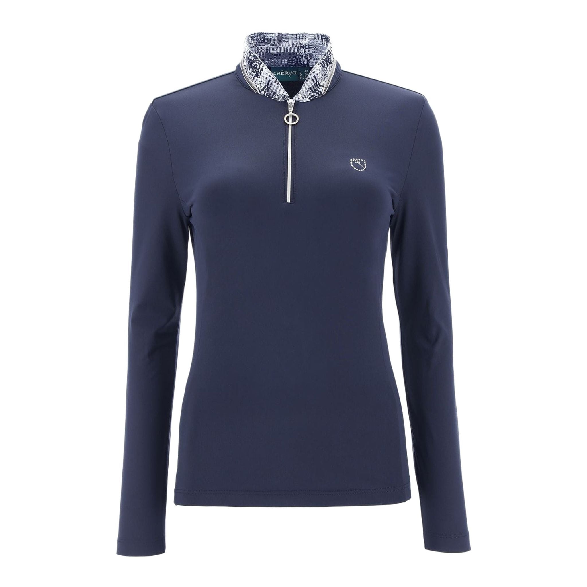 Chervo W Allout LS Polo Marine Damen