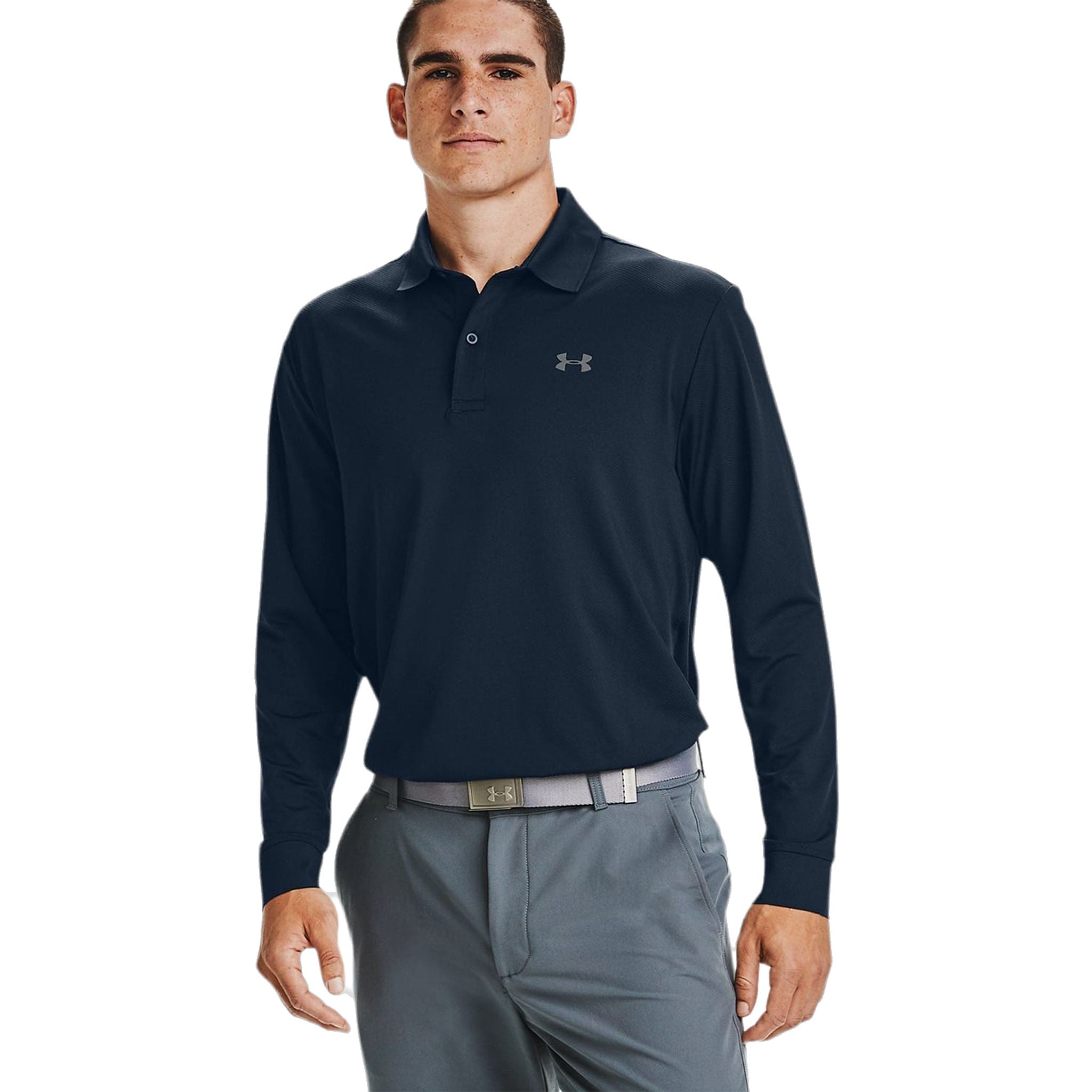 Under Armour Polo Langarm Performance 2,0 Navy Herren Herren