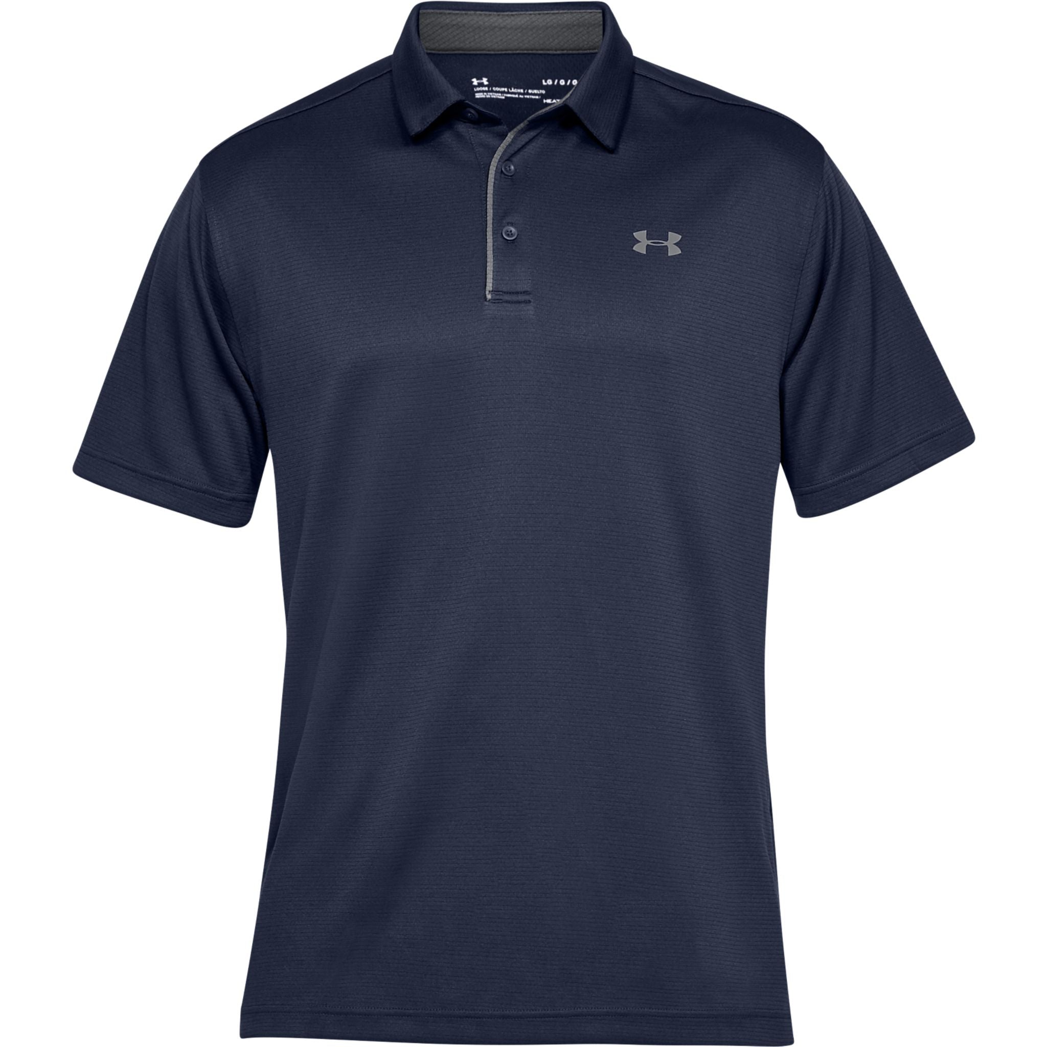 Under Armour M Polo Tech Midnight Navy/Graphite/Graphite Herren