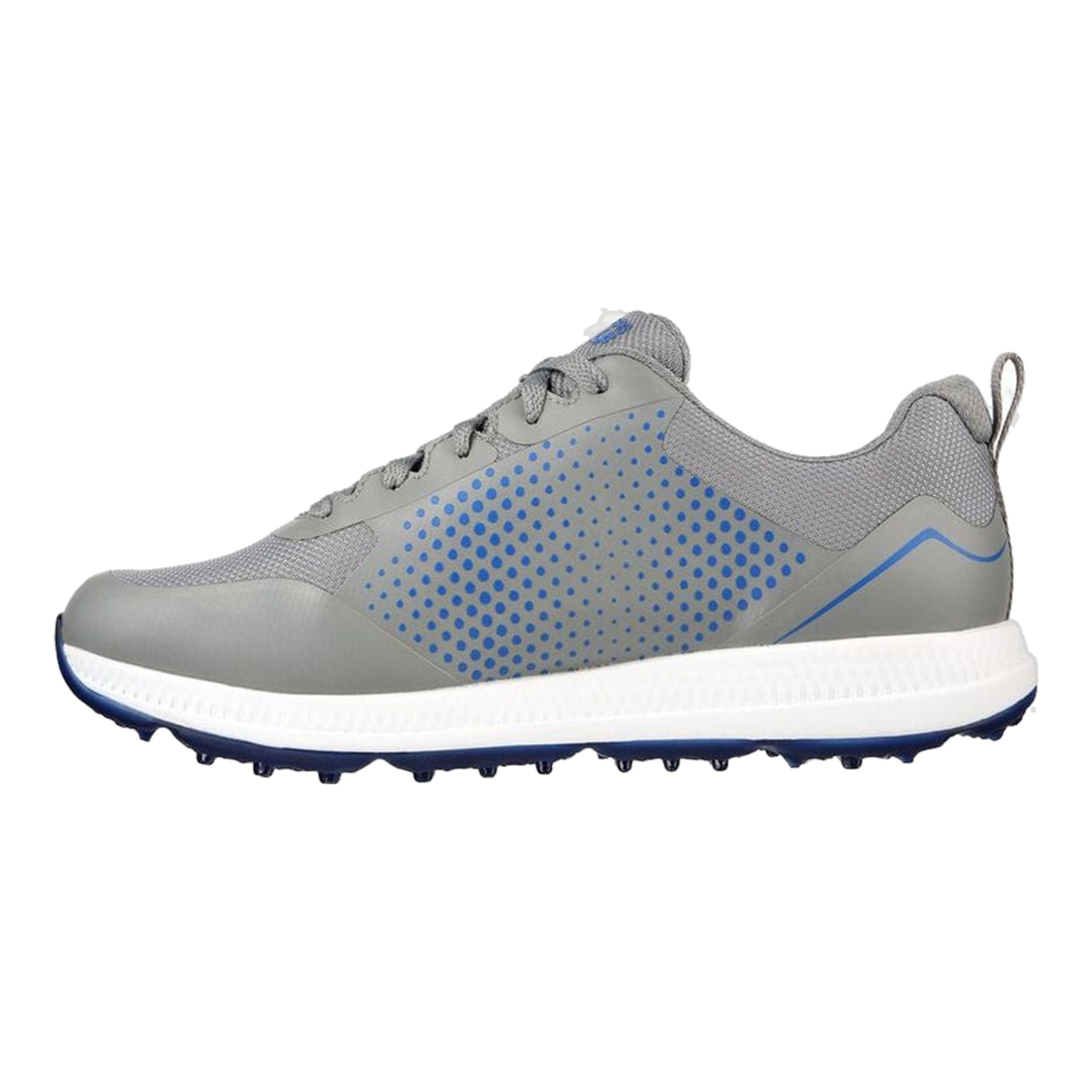 Skechers M GO GOLF ELITE 5 - Grey Synthetic/Textile/Blue Tr Herren
