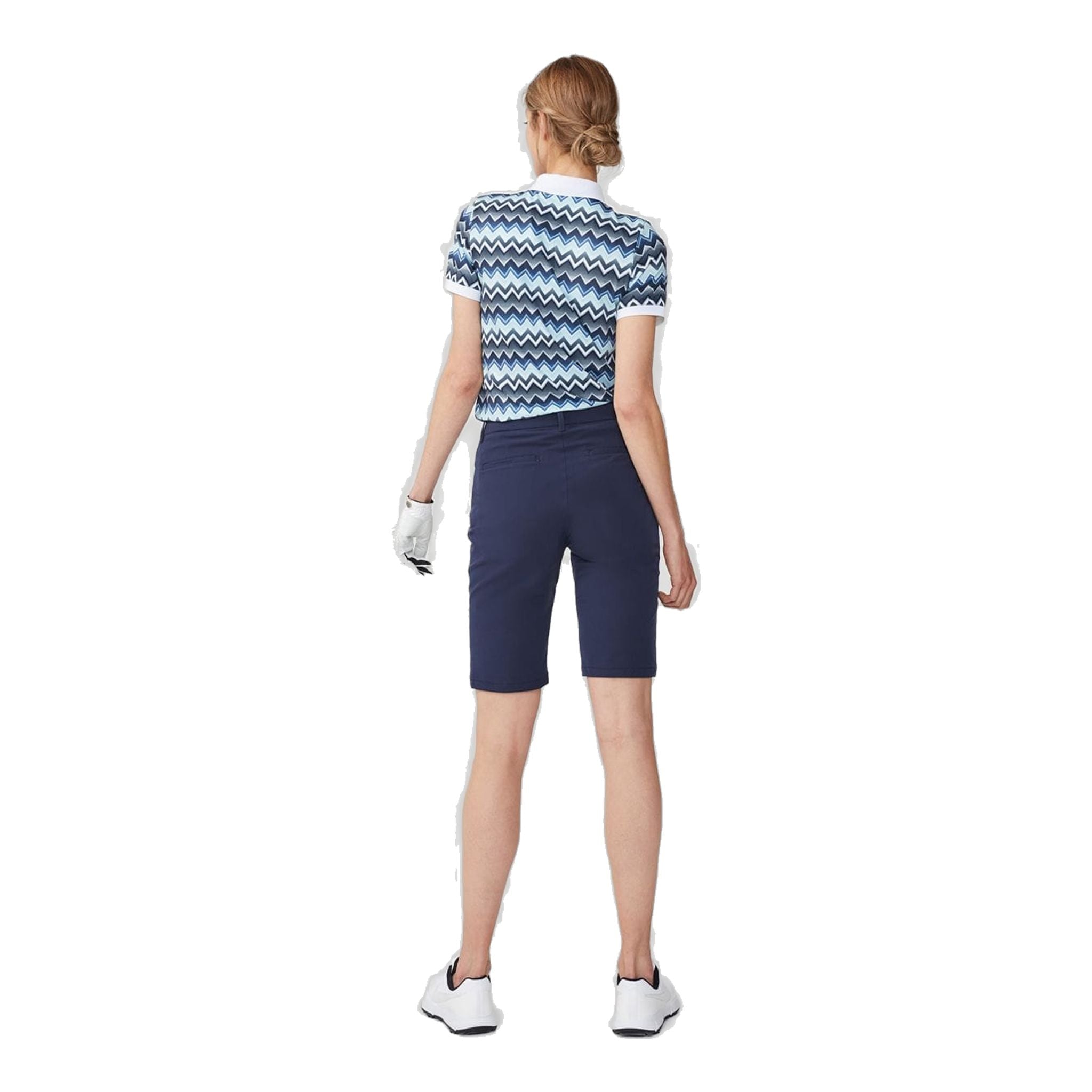 Röhnisch Element Polo Zigzag Blue Damen