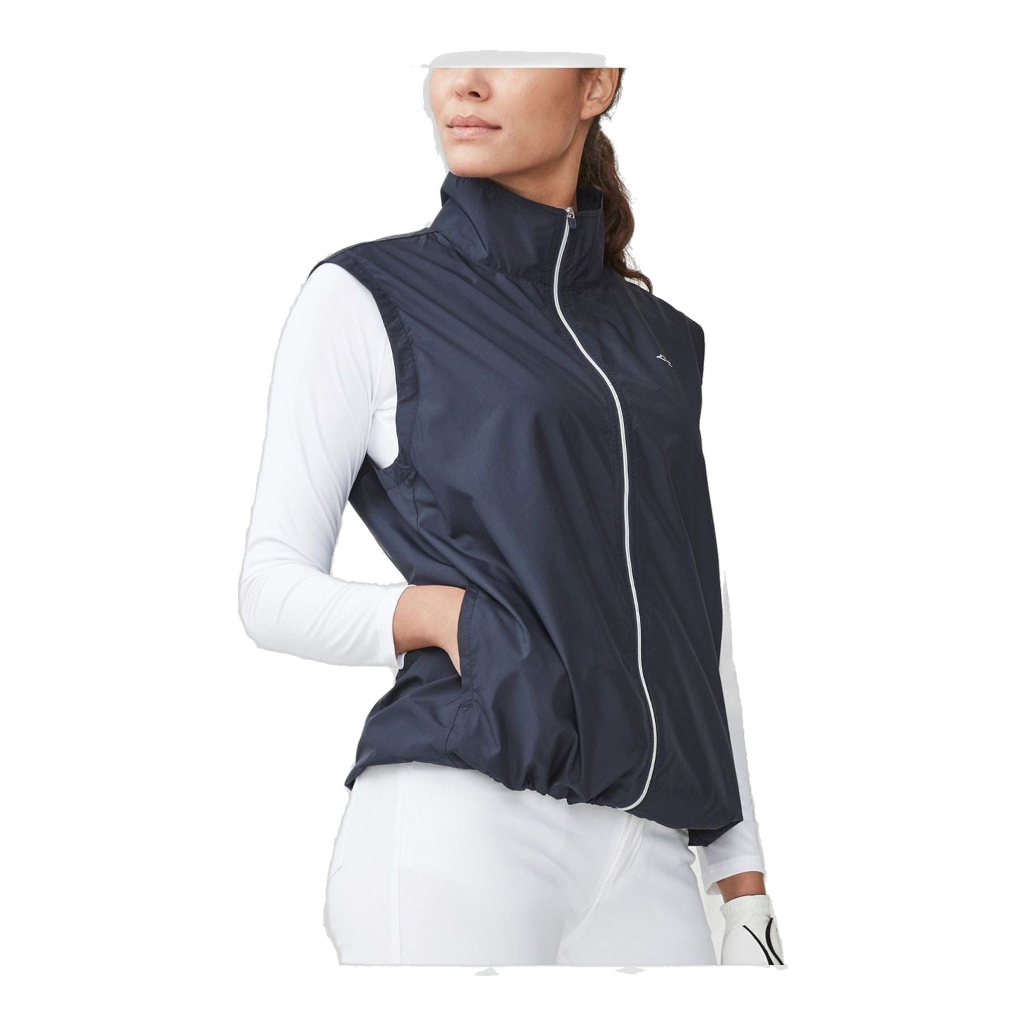 Röhnisch Pocket Wind Vest Navy Damen