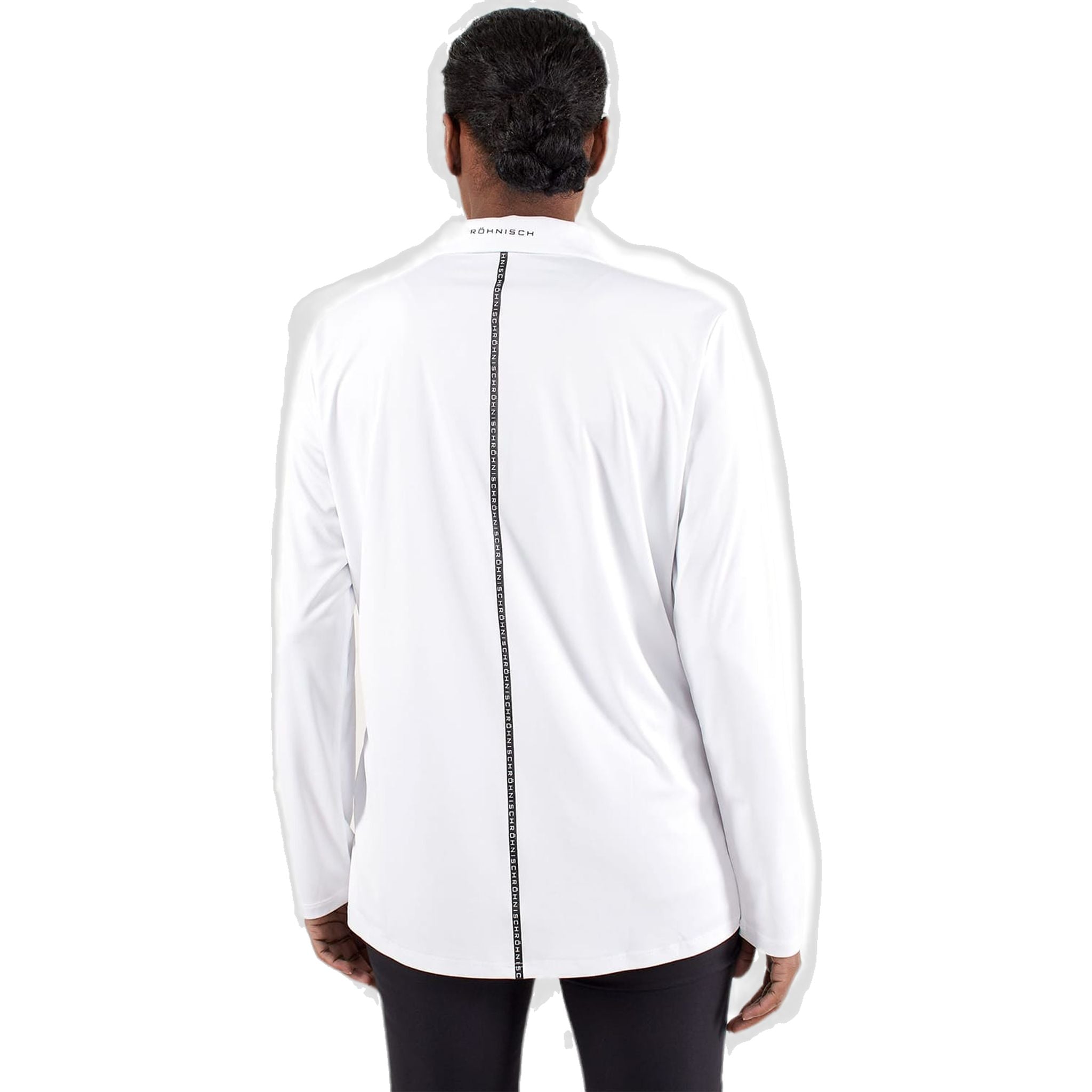 Röhnisch Lynn Golf Polo Langarm Weiß Damen Damen