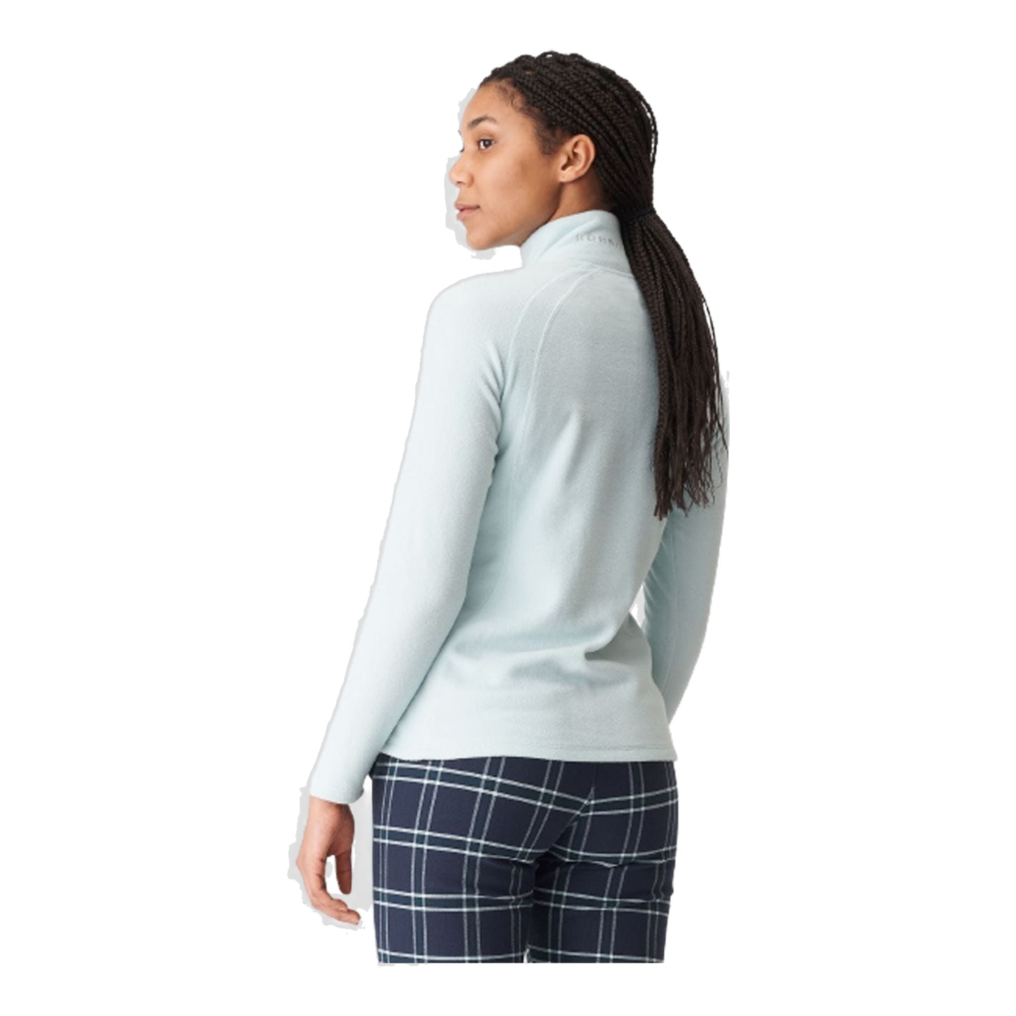 Röhnisch W Fleeceshirt Amy Half Zip Pastellblau Damen