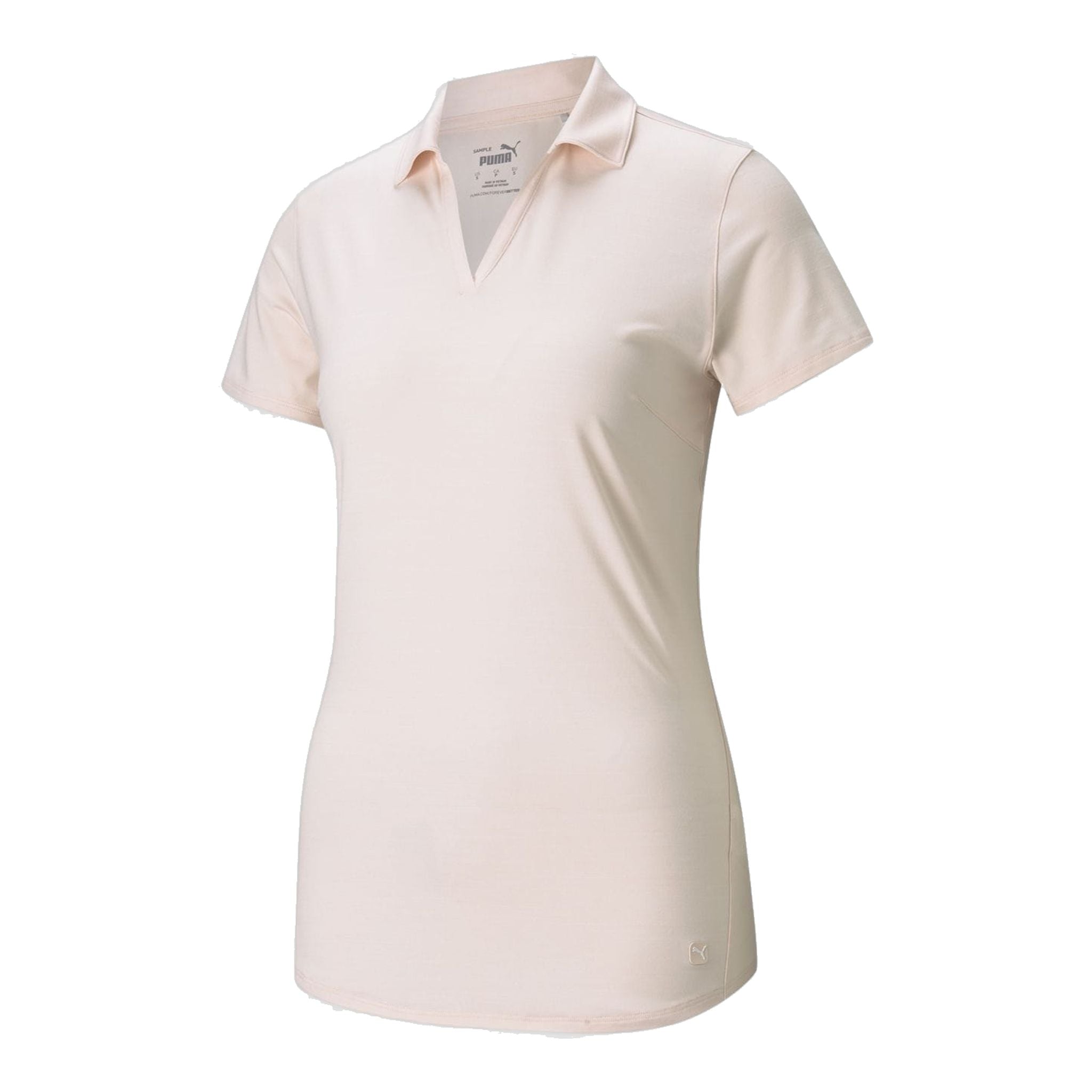 Puma W Cloudspun Free SS Polo Pink Damen