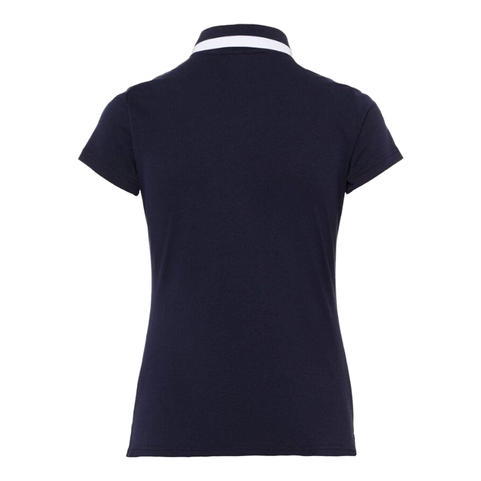 J. Lindeberg W Alve-Cotton Poly Polo Navy Melange Damen