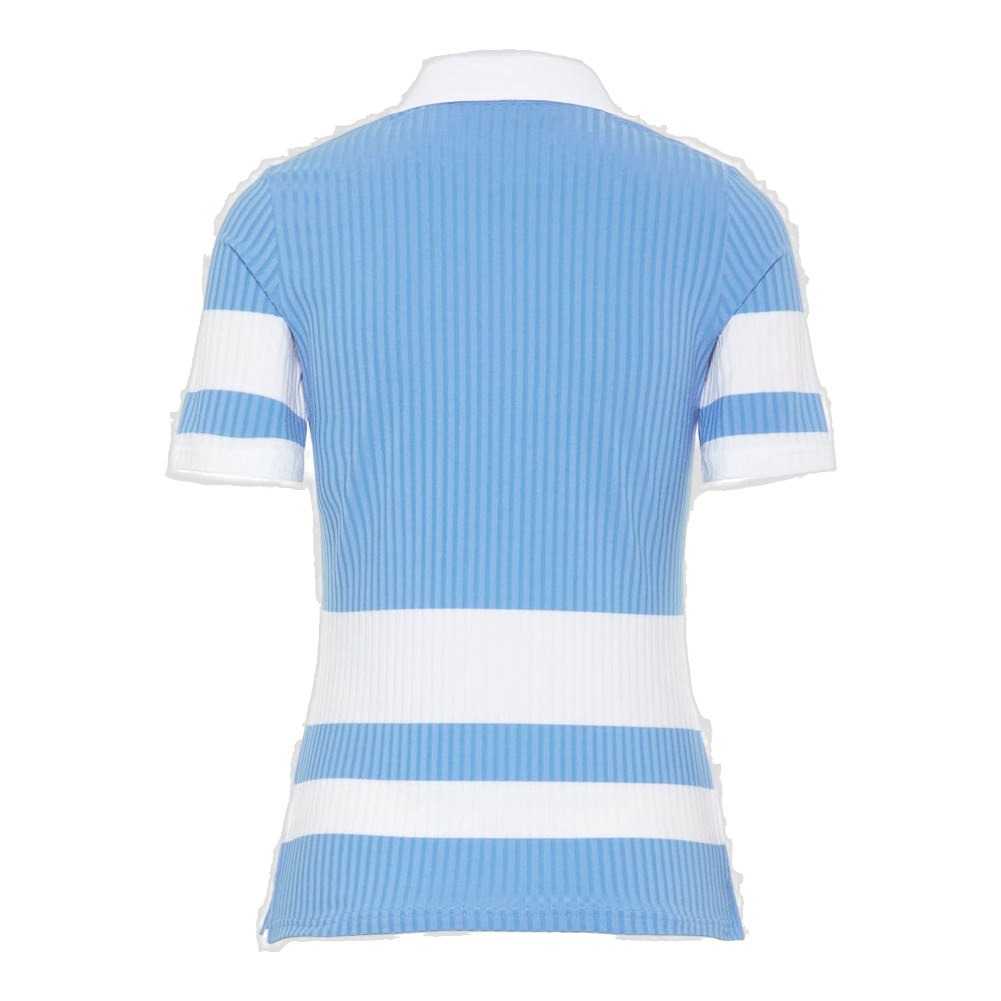 J. Lindeberg W Natasha-Rib Jersey Polo Lake Blue Damen