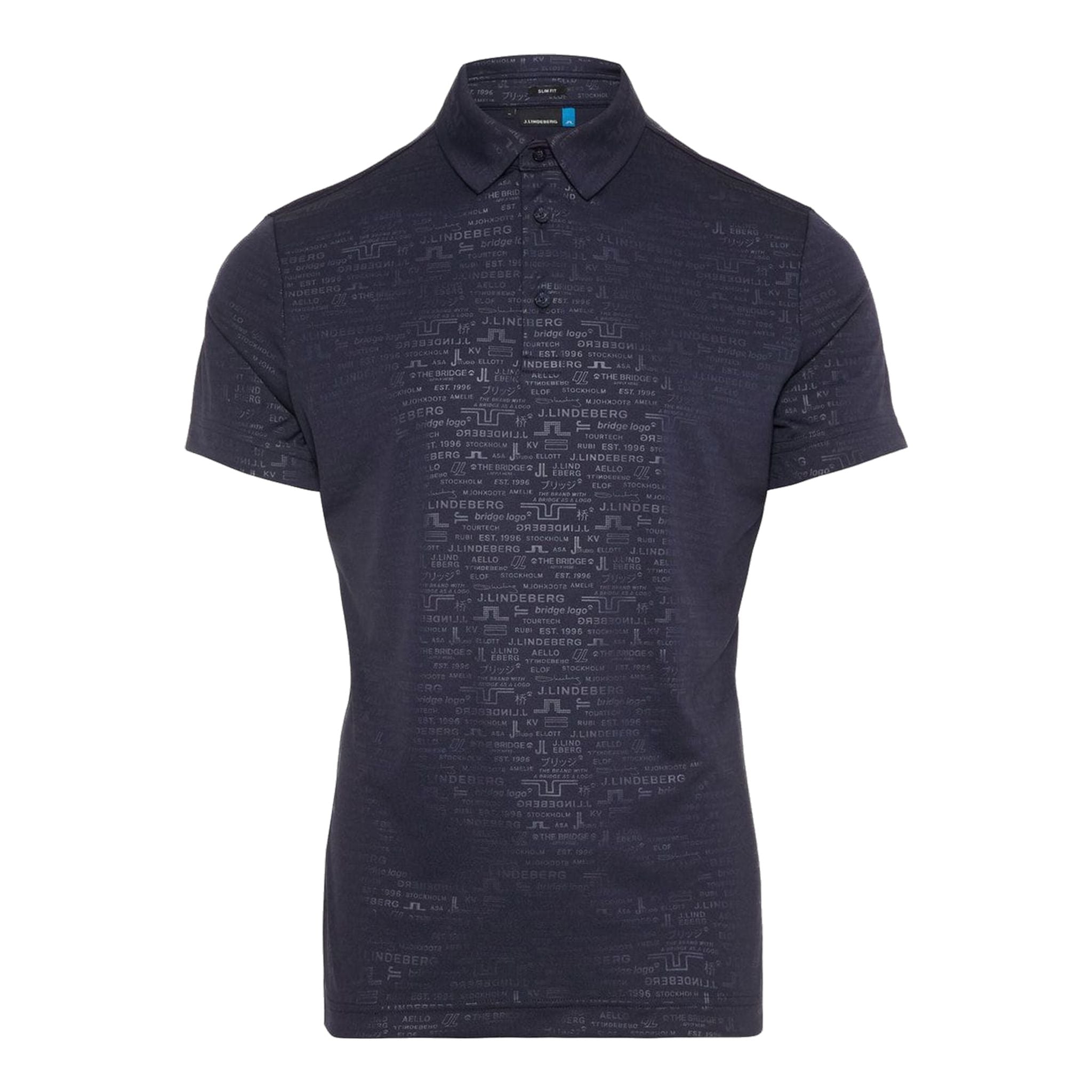 J. Lindeberg M Pine Slim Fit-TX Jersey Polo Jl Navy Herren