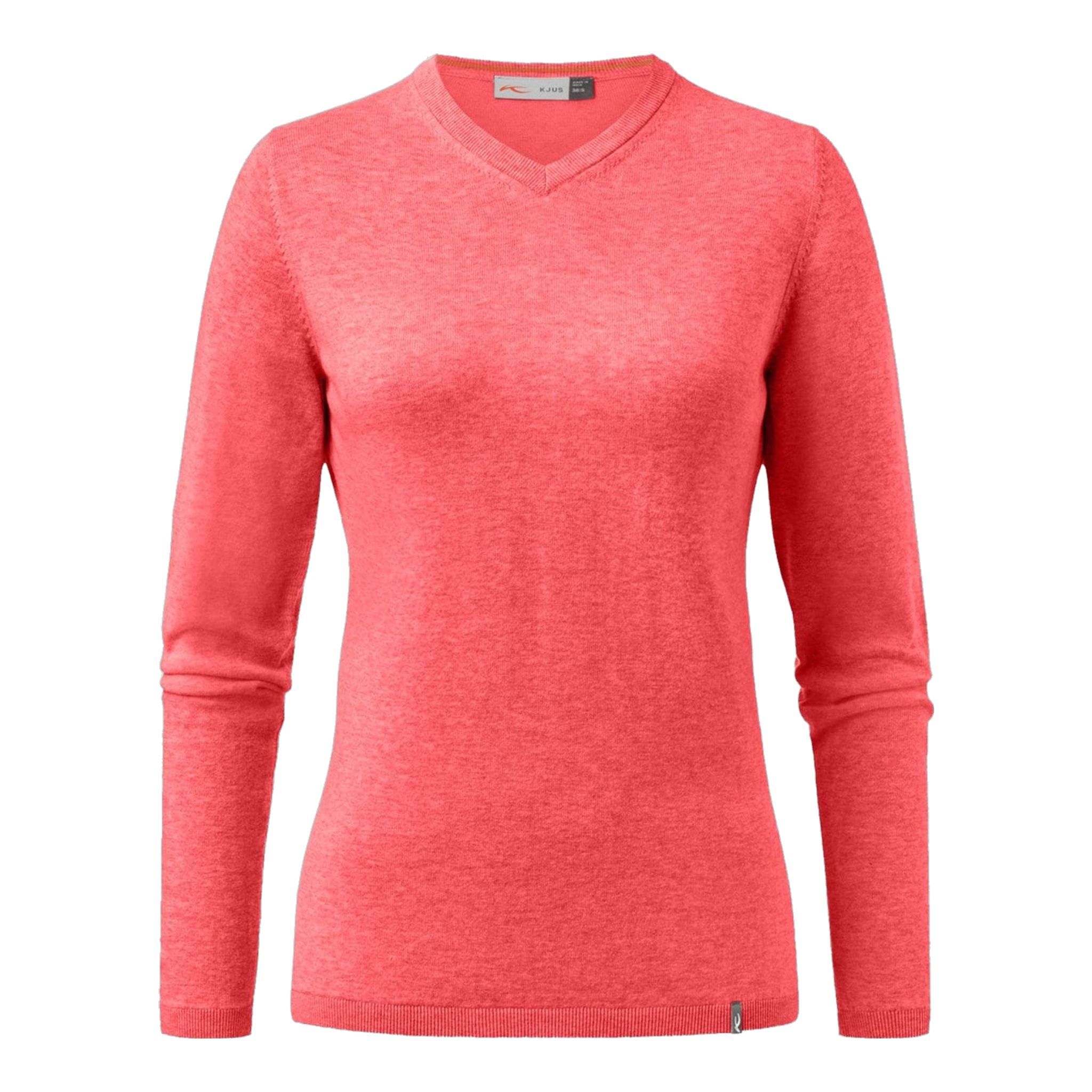 Kjus W Kicki V-Neck Pullover Flame Melange Damen