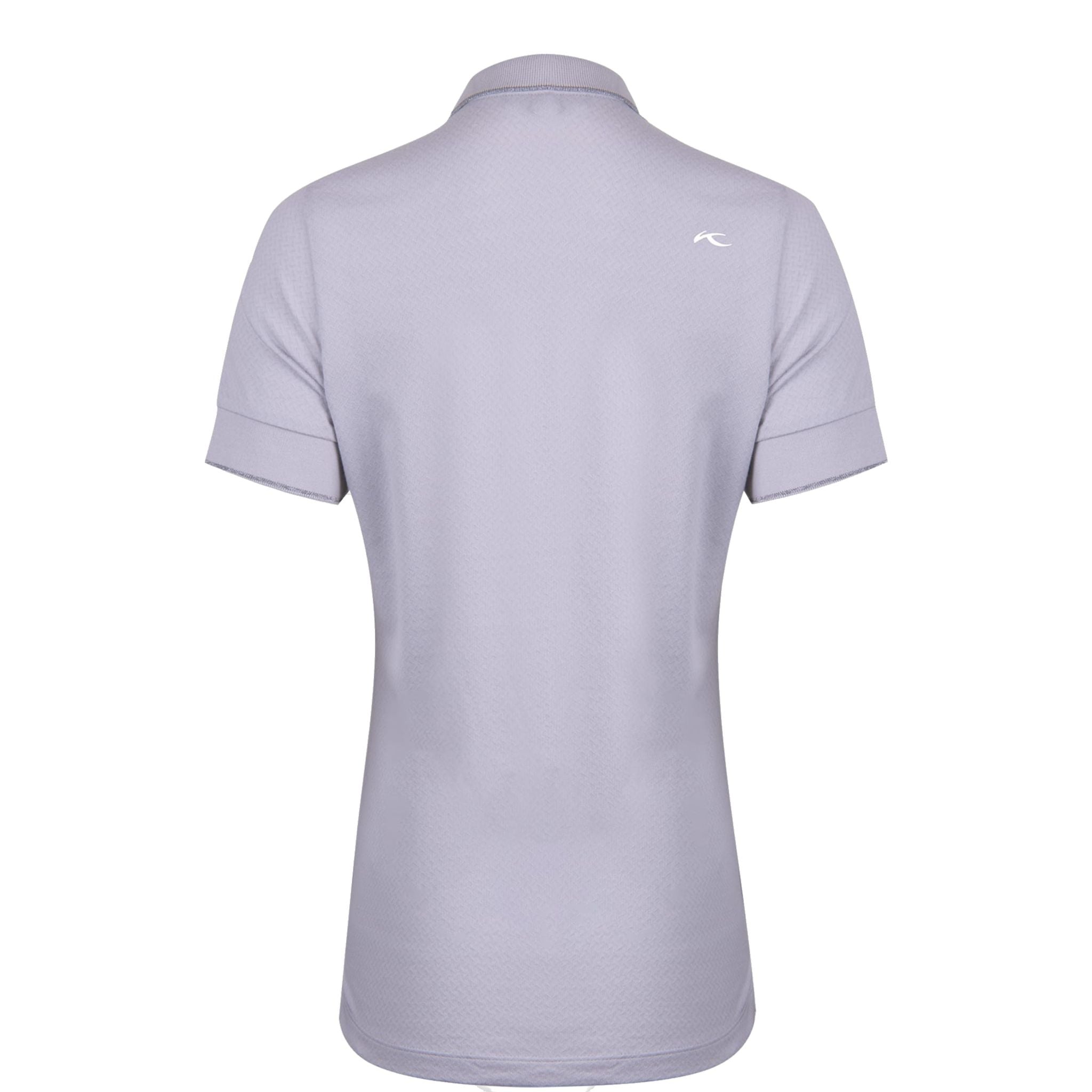 Kjus W Ella Structure Polo SS Alloy/Weiß Damen