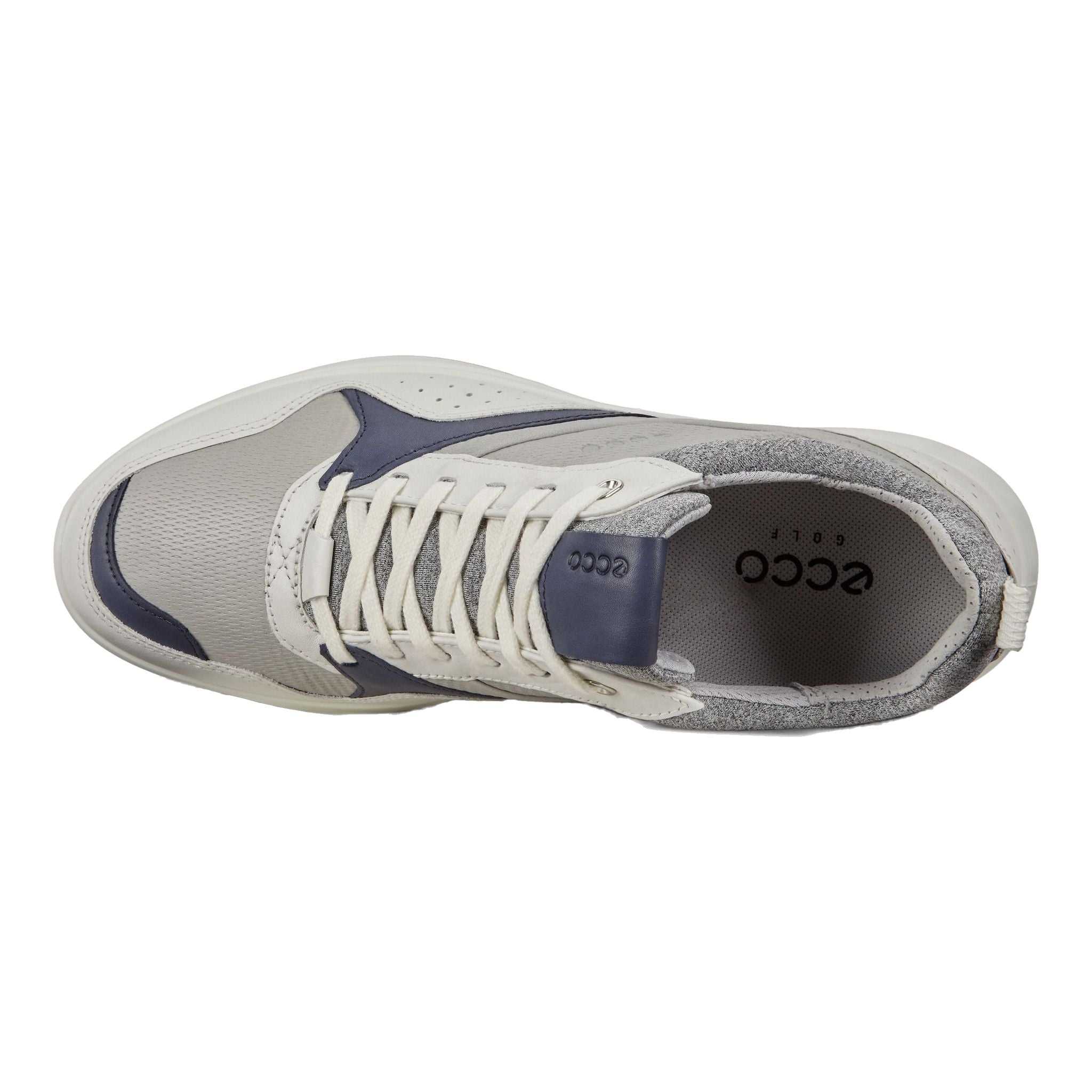 Ecco M S-Casual White/True Navy Herren