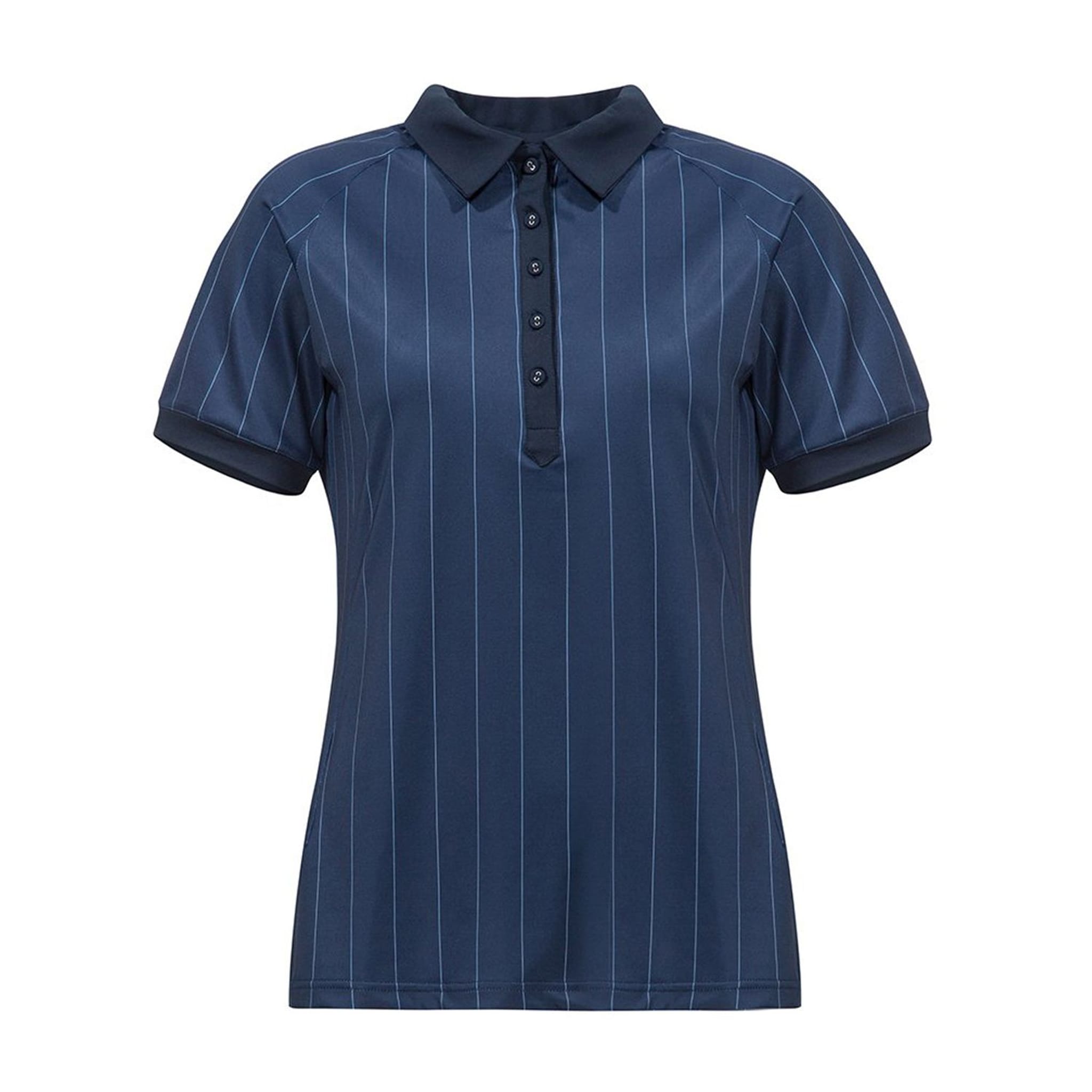 Cross Sportswear Pinstripe Polo Damen