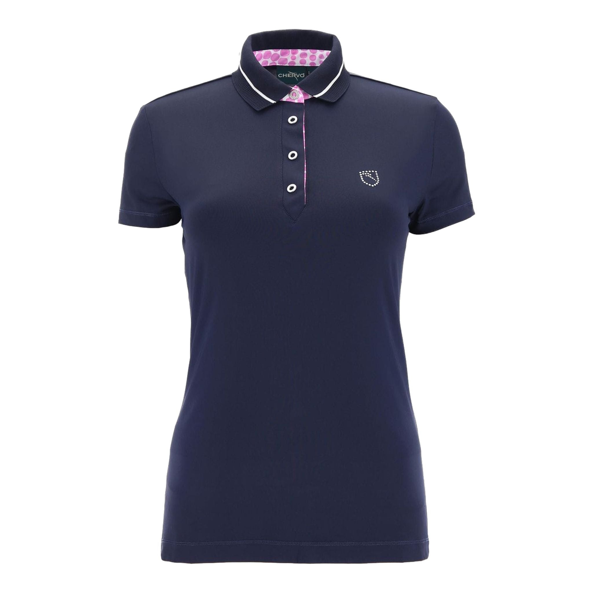 Chervo W Aracela SS Polo Navy Damen