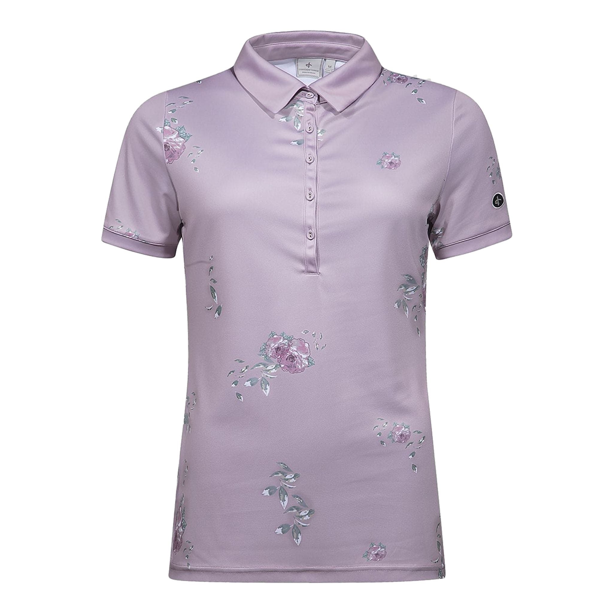 Cross Sportswear W Sally SS Polo Blossom Flower Damen
