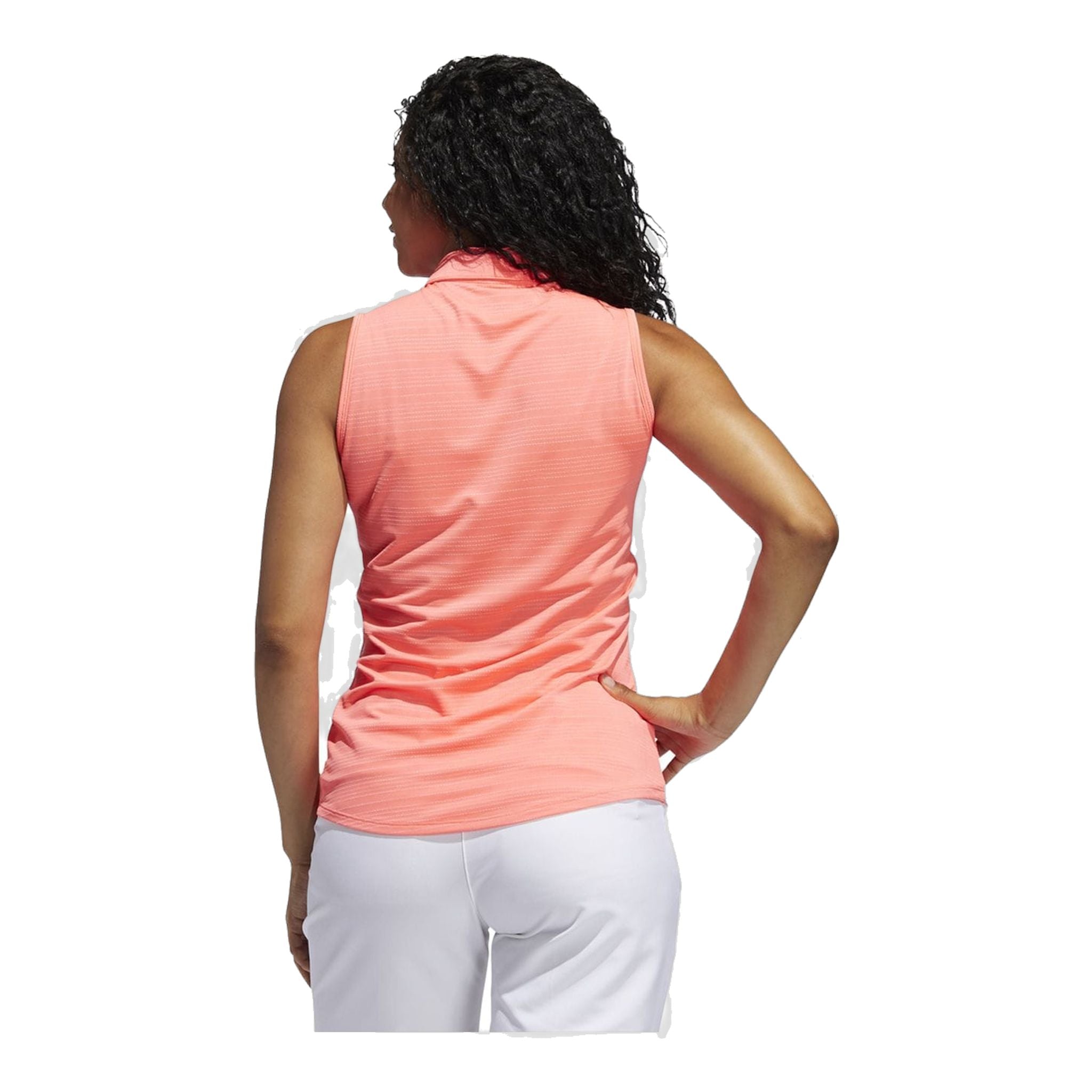 Adidas W Microdot SL Polo Flash Red Damen