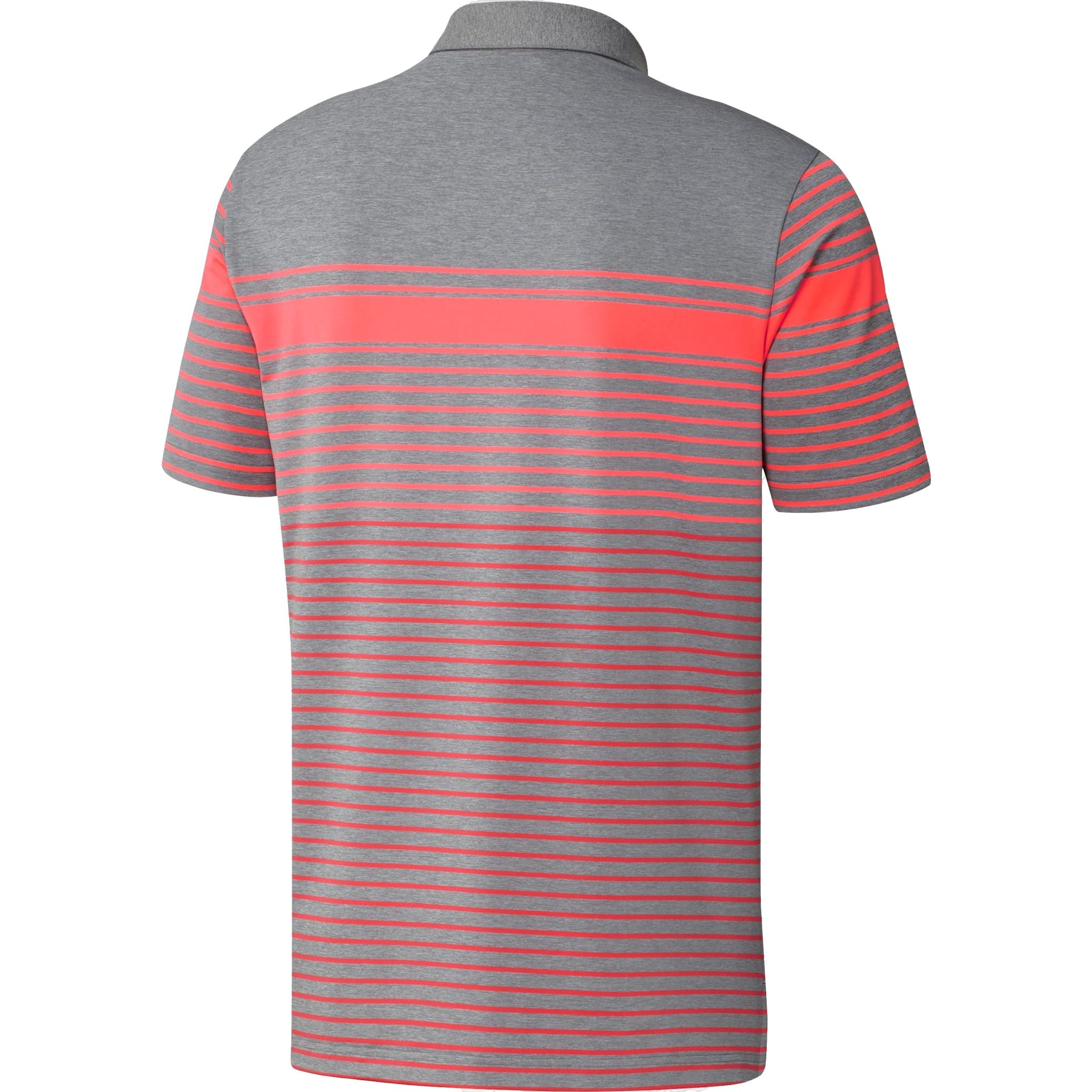 Adidas Ultimate Engineered Heather Polo Red/Coral/Grey Herren