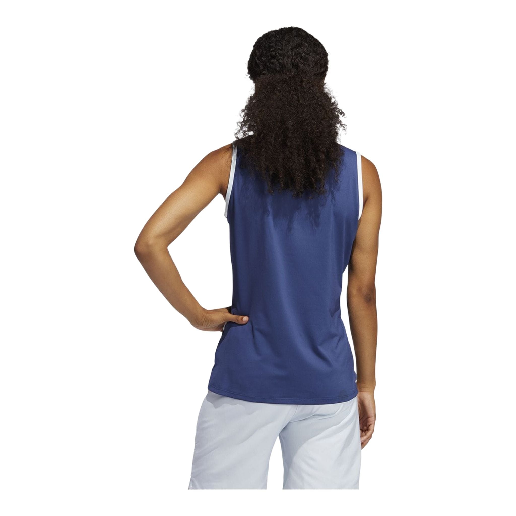 Adidas W Engineered Stripe SL Polo Indigo Damen