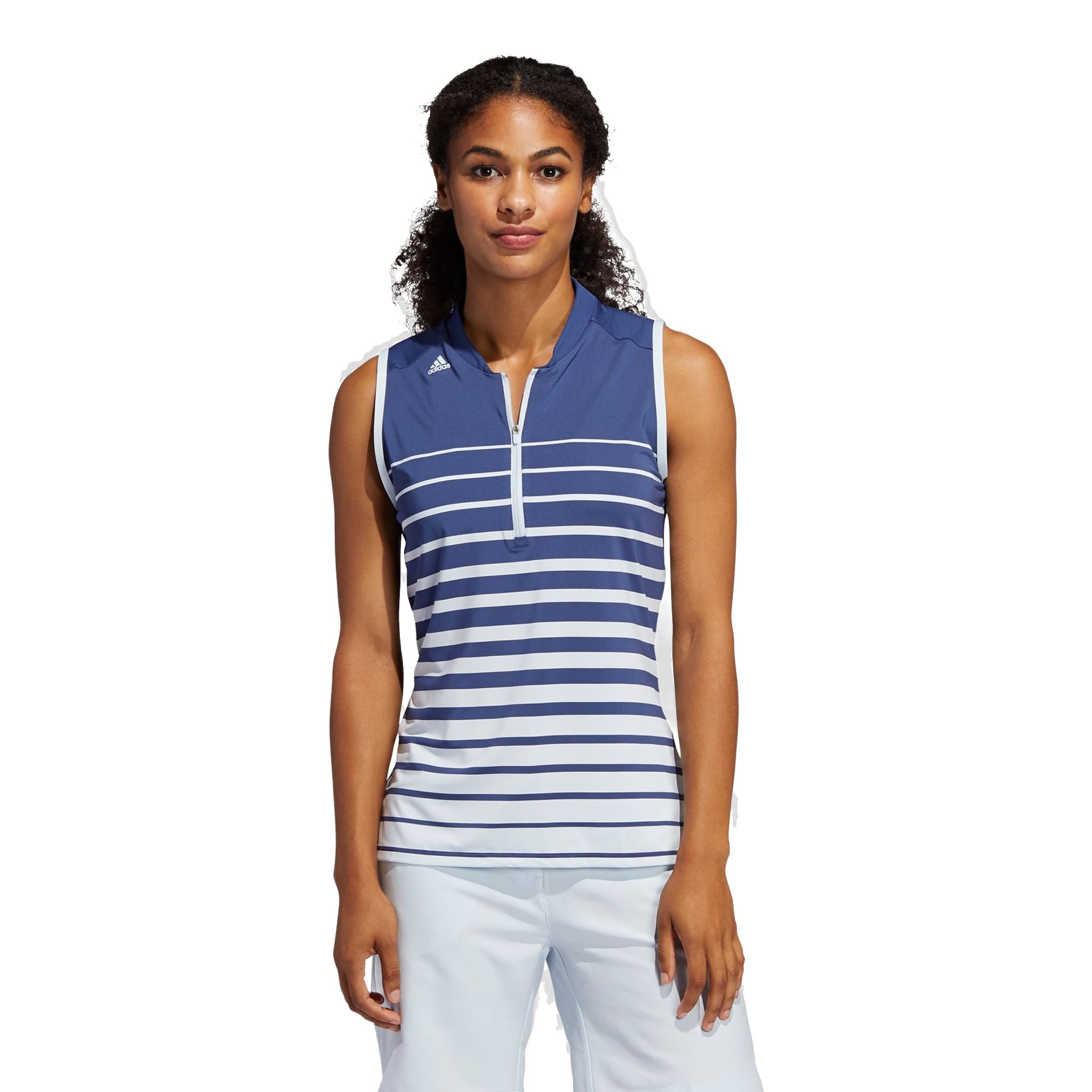 Adidas W Engineered Stripe SL Polo Indigo Damen