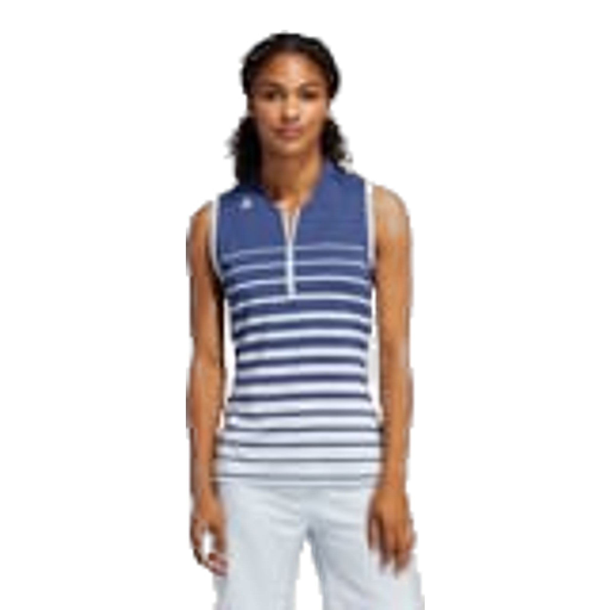 Adidas W Engineered Stripe SL Polo Indigo Damen