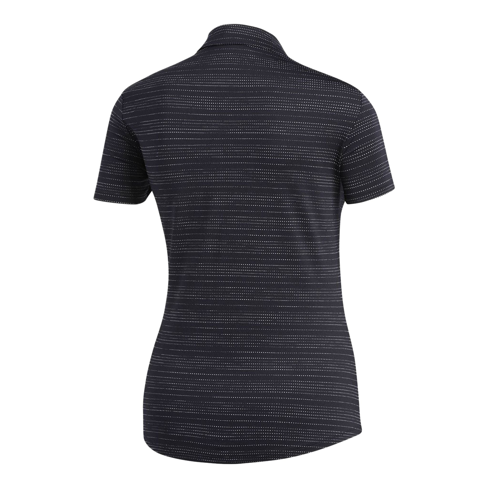 Adidas W Microdot SS Polo Black/White Damen