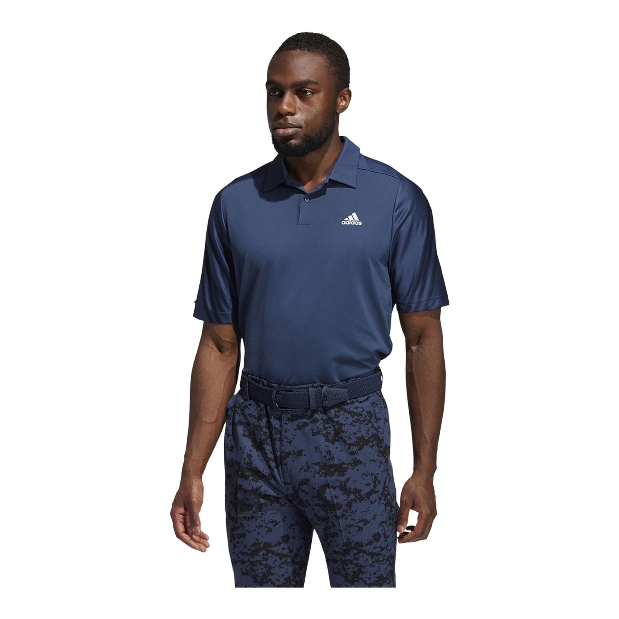 Adidas Heat.Rdy 3-Stripe SS Polo Navy Herren