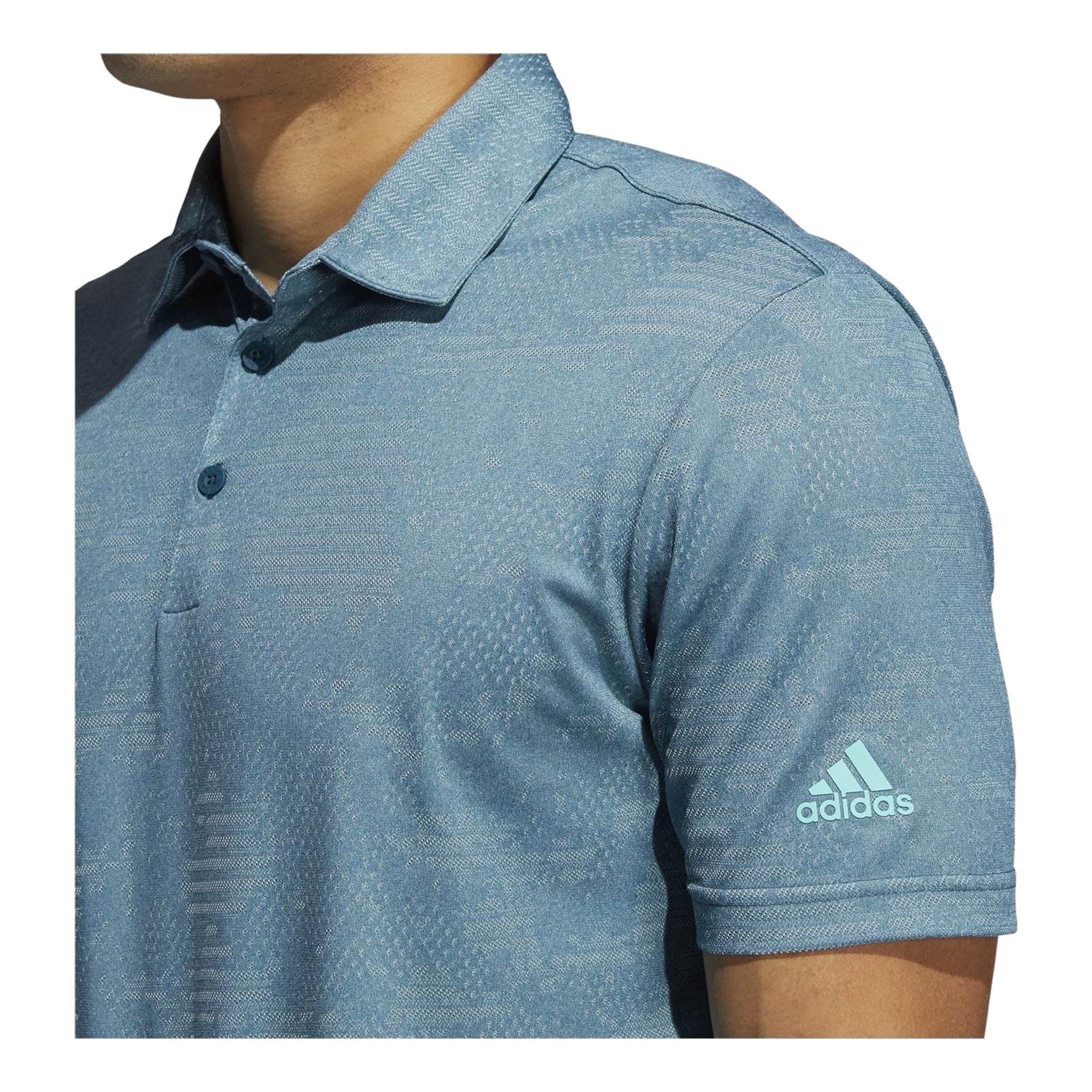 Adidas Camo SS Polo Teal/Mint Herren